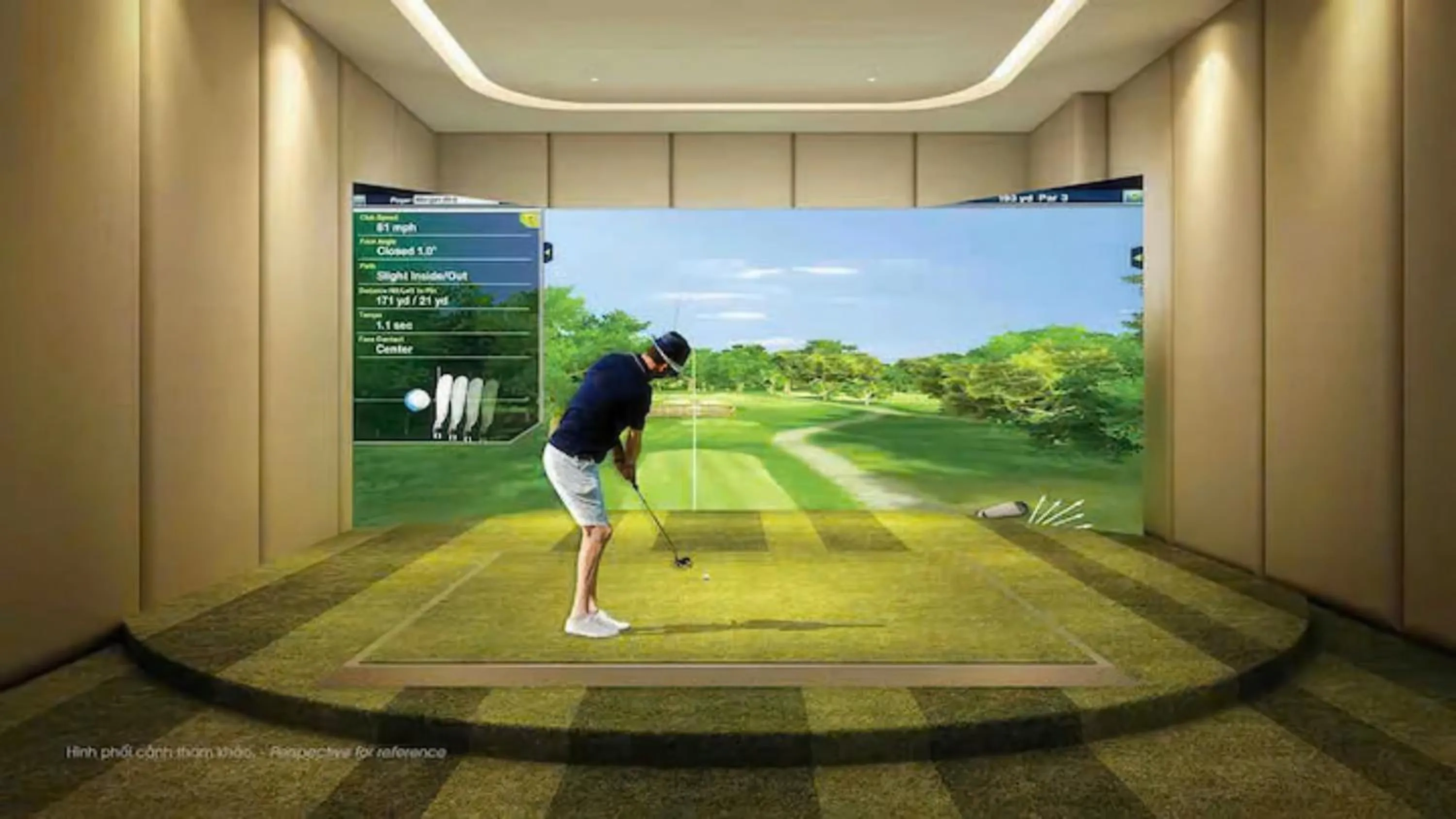 Golfcourse in The Antonia Apartments - Korea Town D7