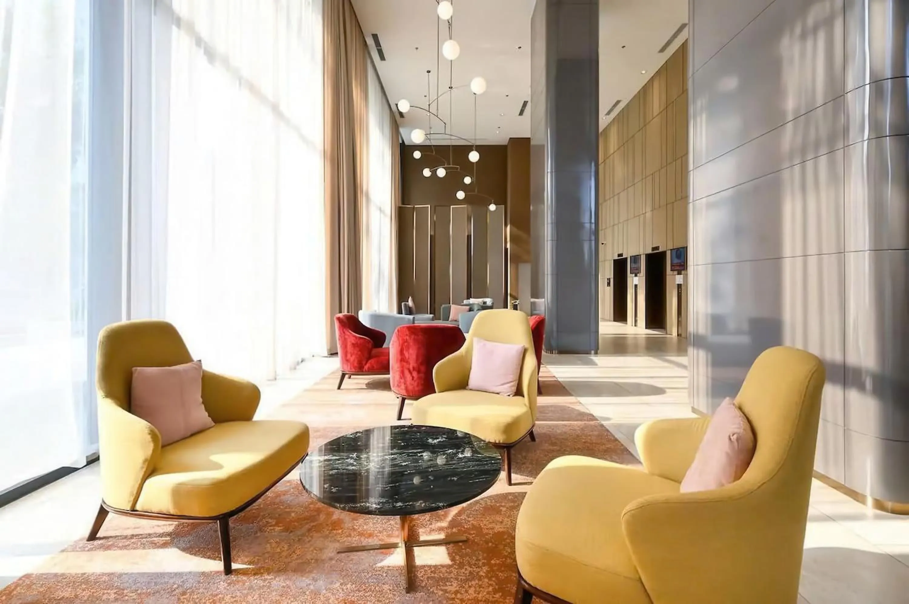 Communal lounge/ TV room in The Antonia Apartments - Korea Town D7