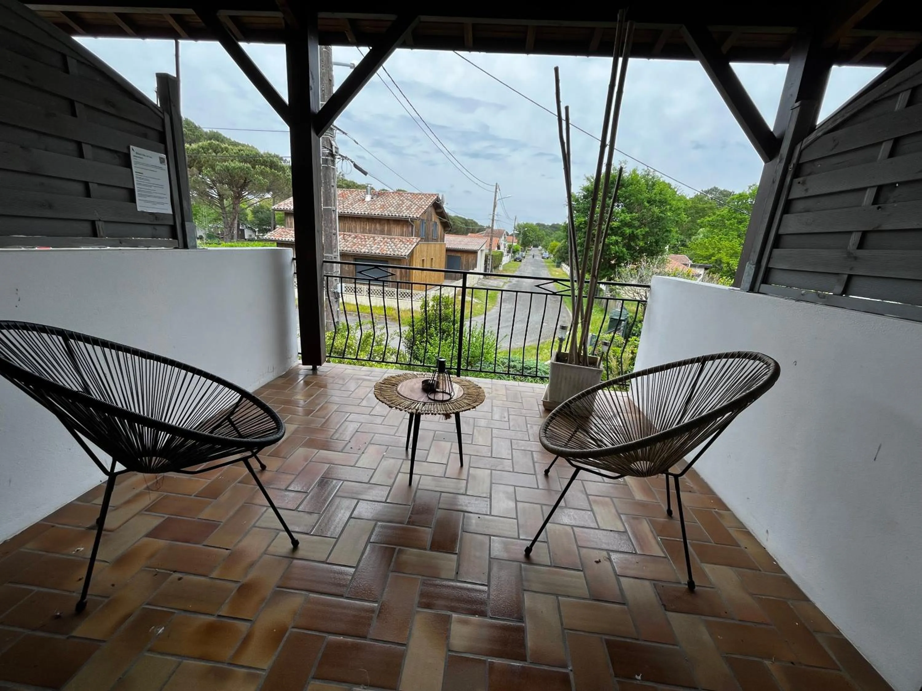 Balcony/Terrace in Hotel Cote et Lac