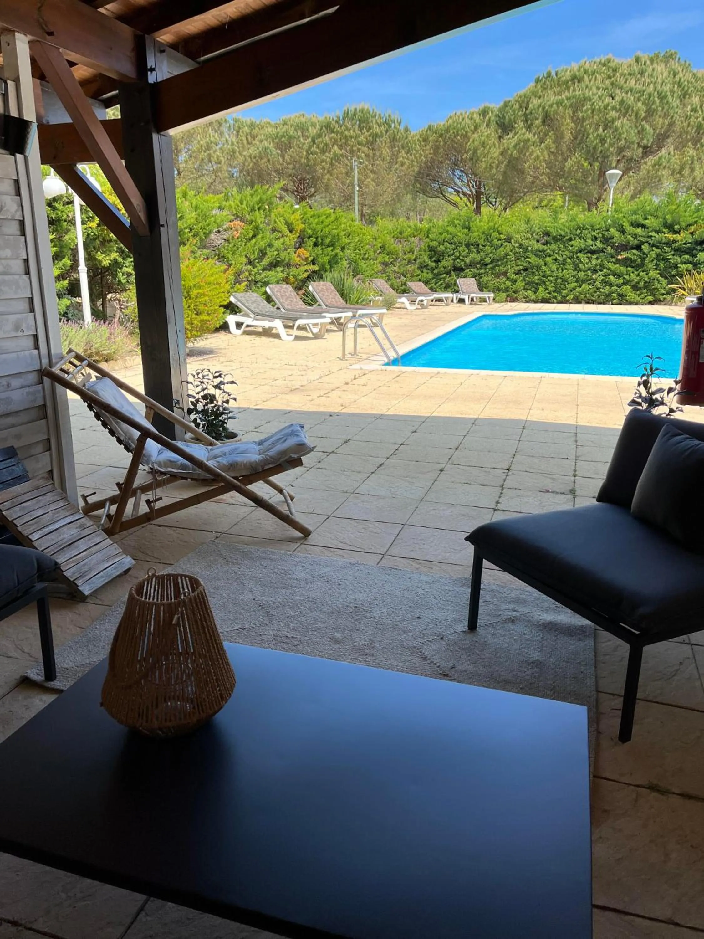 Swimming pool in Hotel Cote et Lac