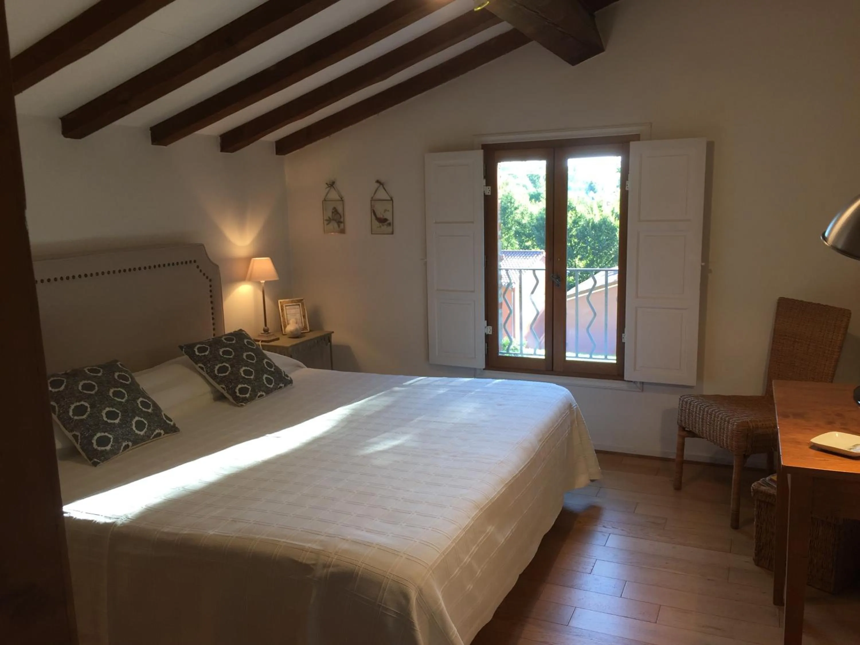 Bed in Le Manoir Saint Clair