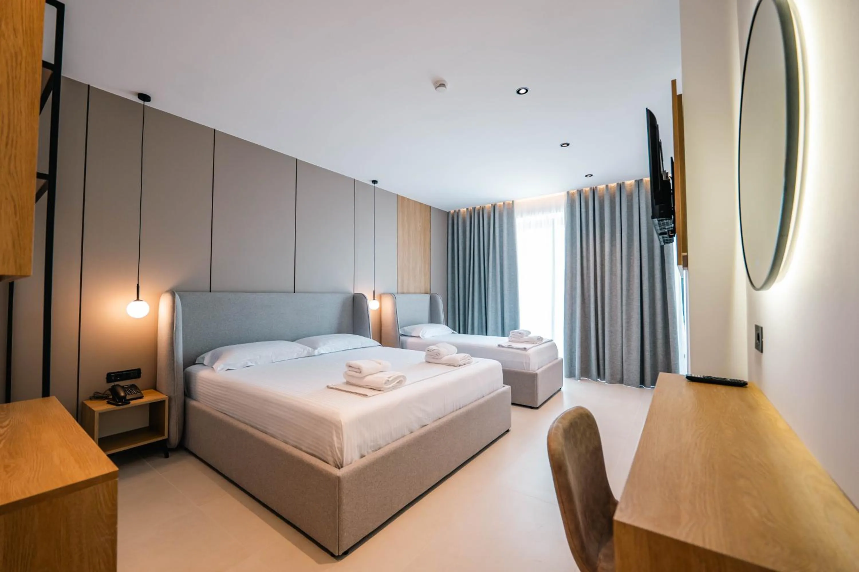 Bed in Central Park Premium Hotel