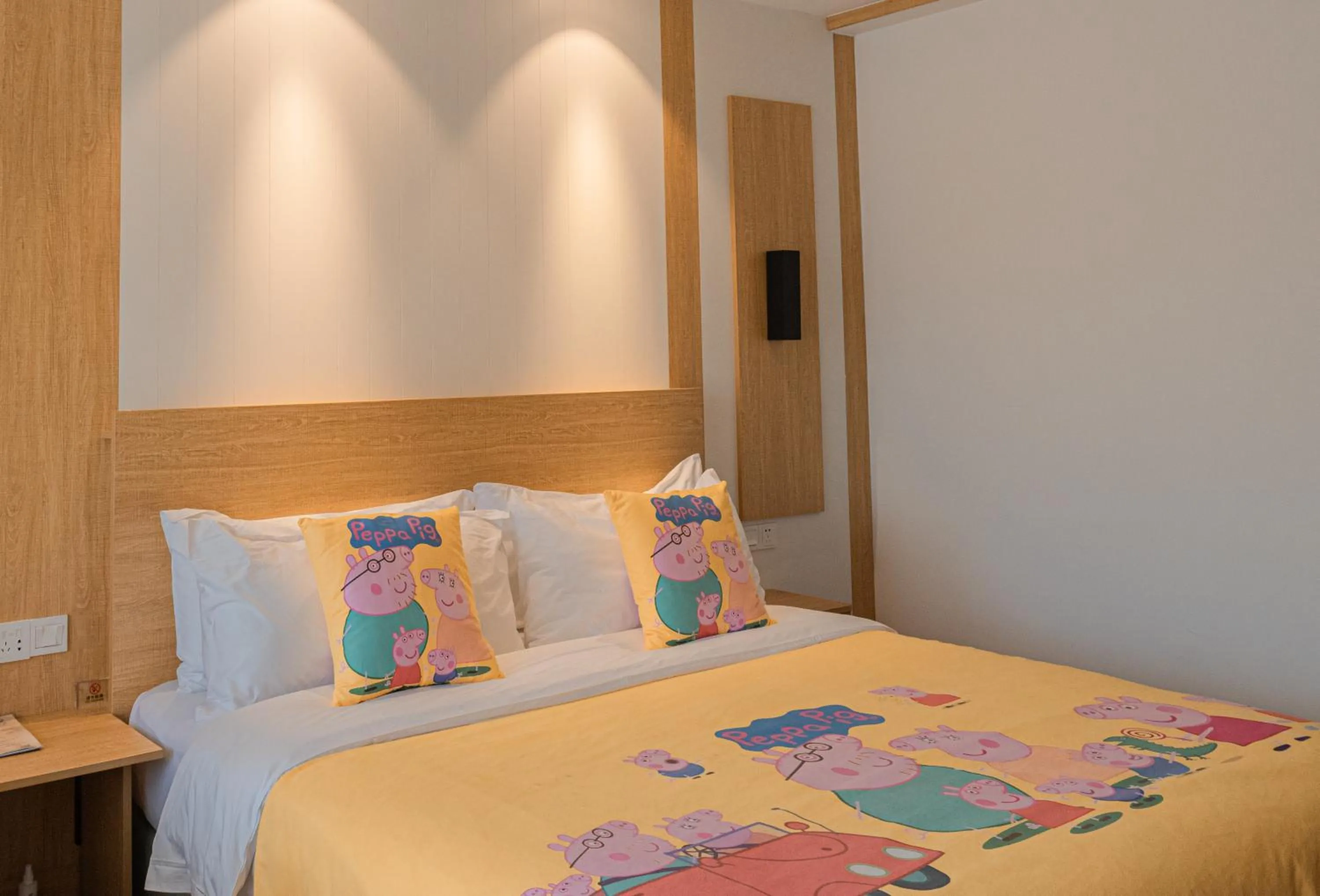 Bed in Nian hotel & resorts