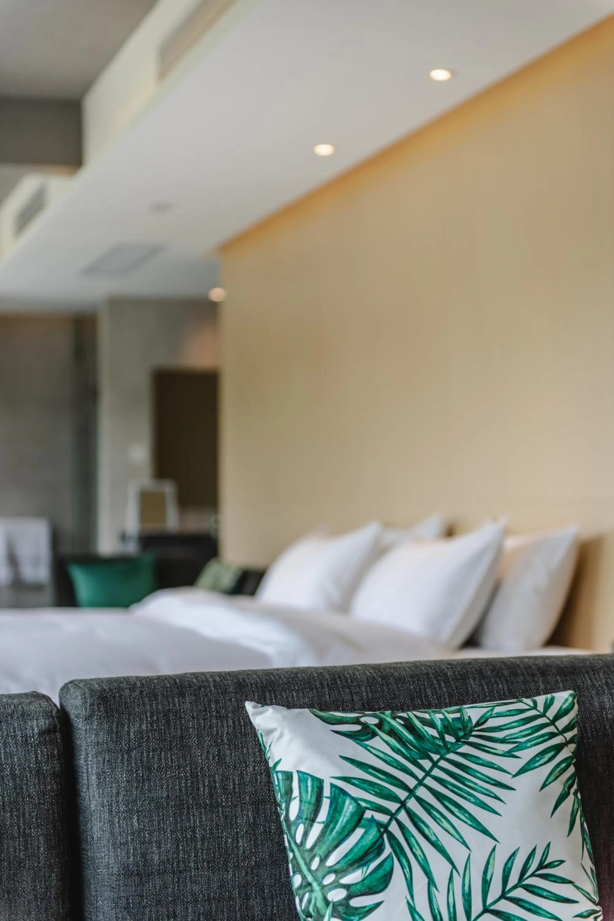 Bed in Nian hotel & resorts