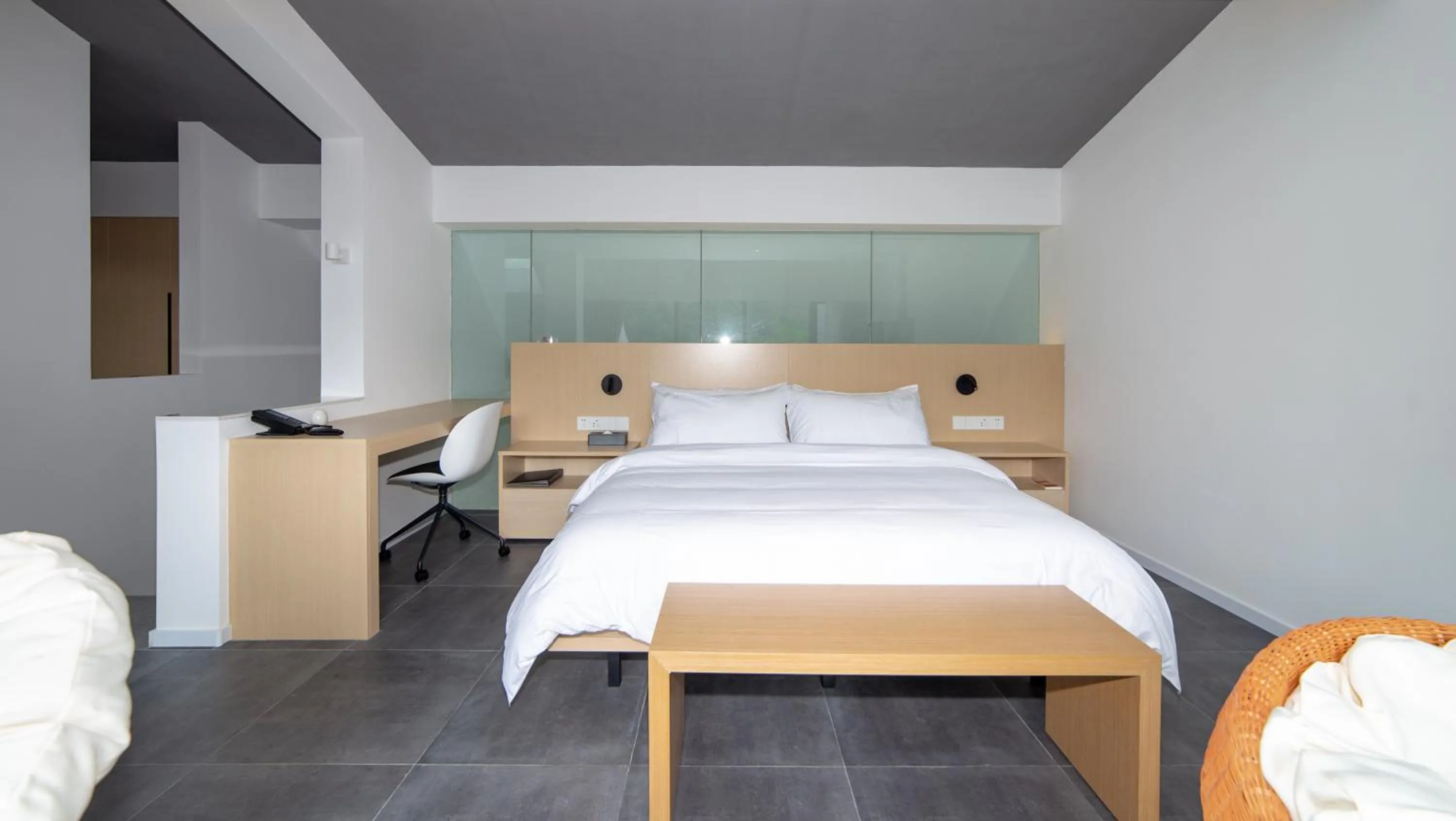 Bed in Nian hotel & resorts