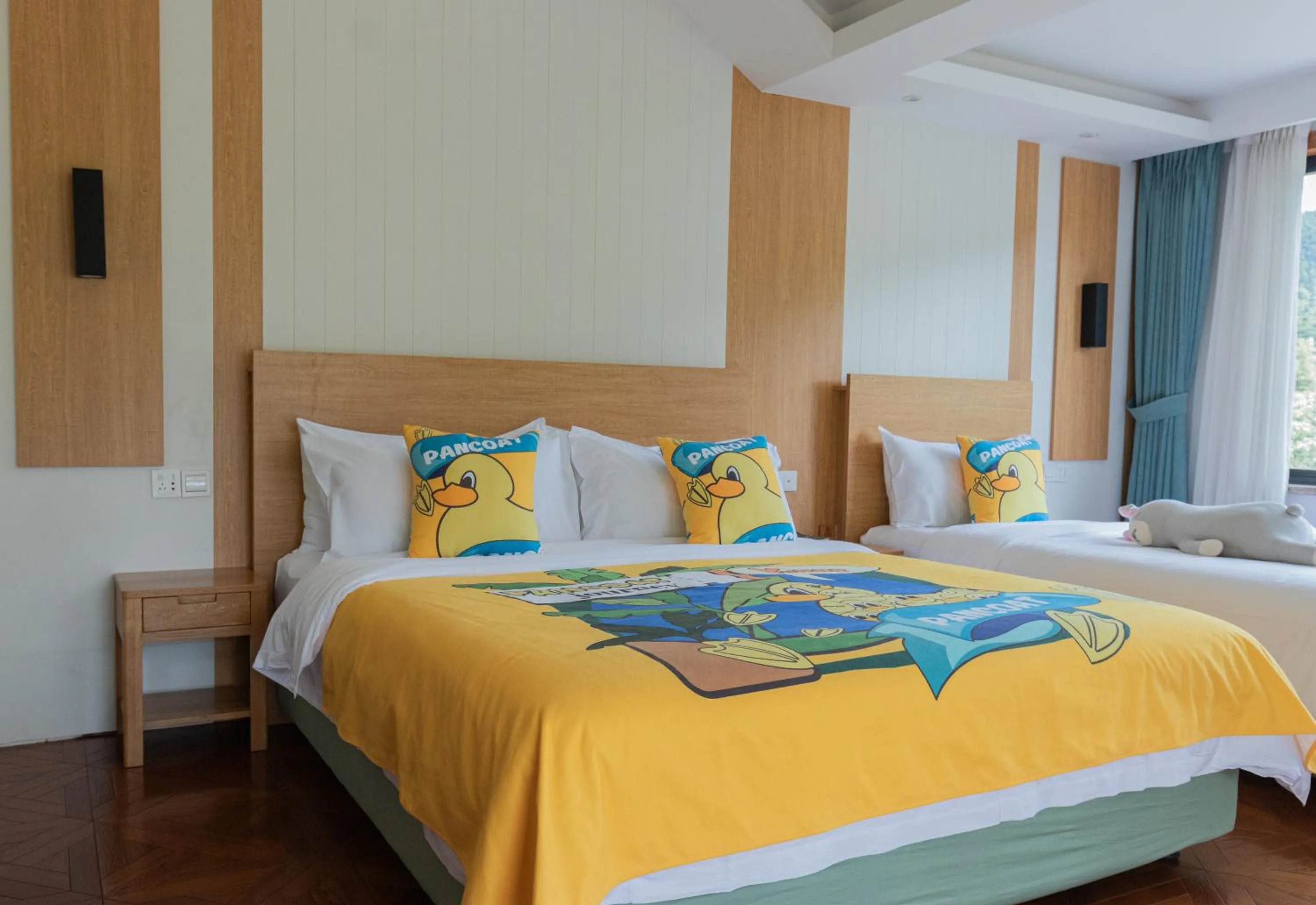 Bed in Nian hotel & resorts