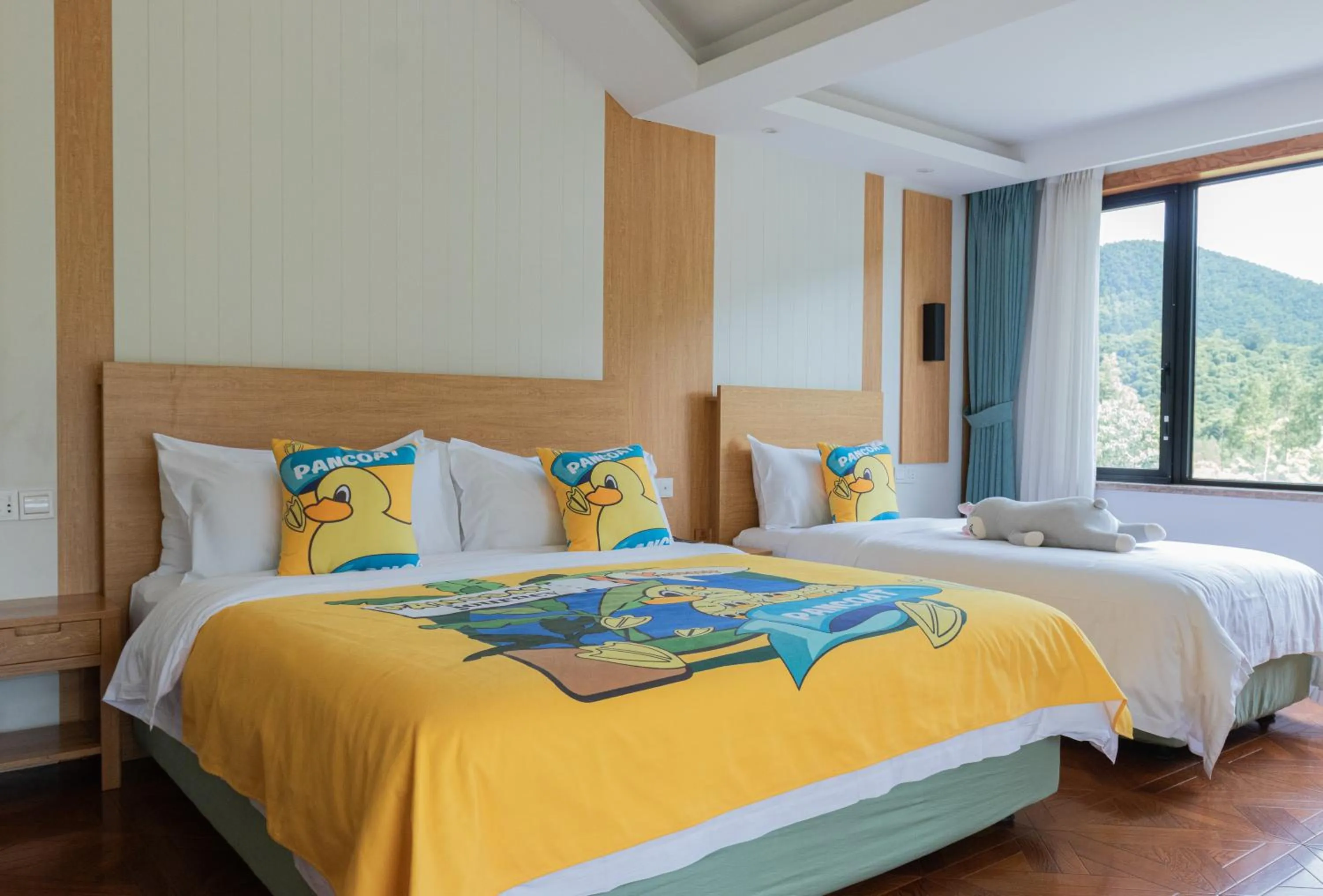 Bed in Nian hotel & resorts
