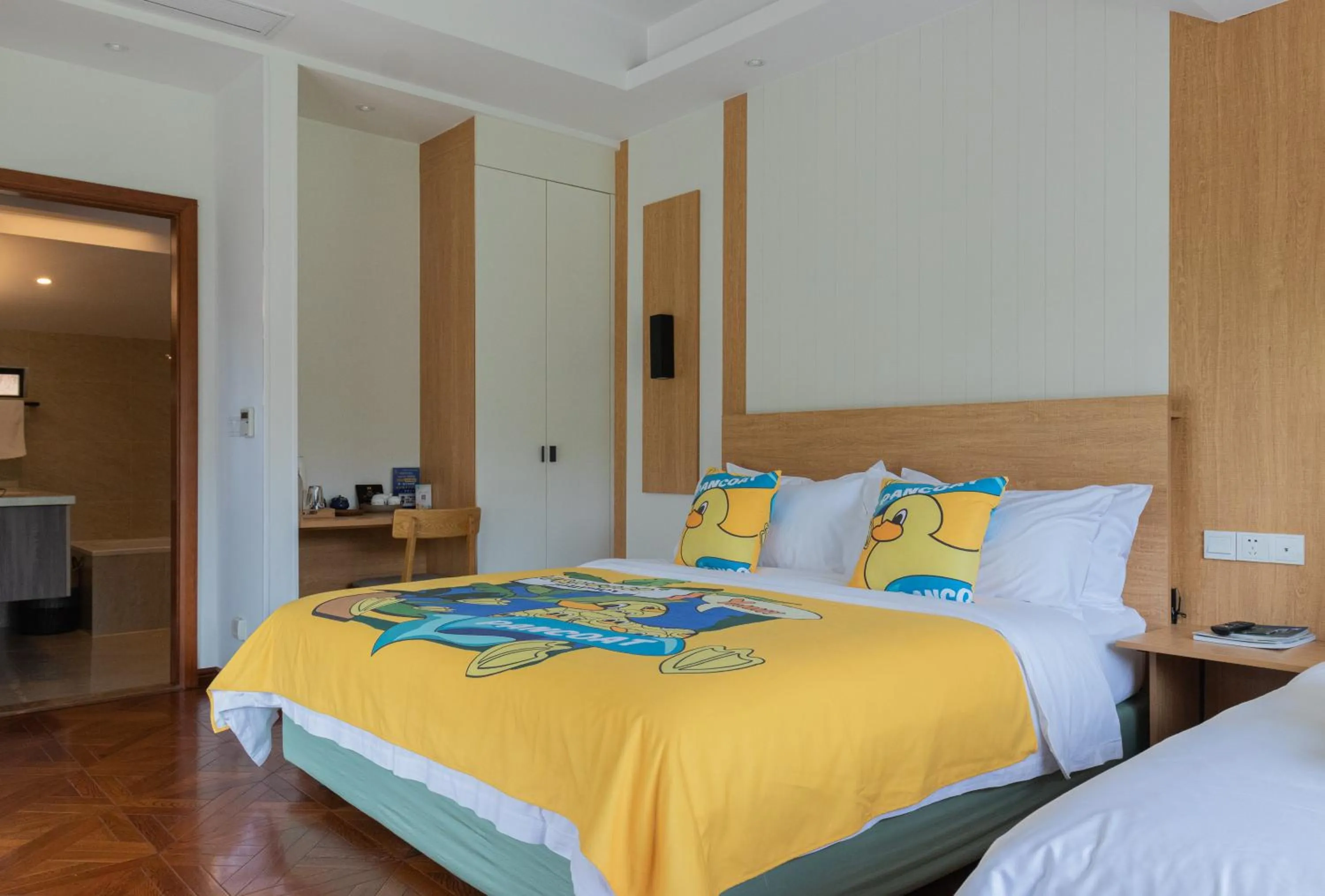 Bed in Nian hotel & resorts