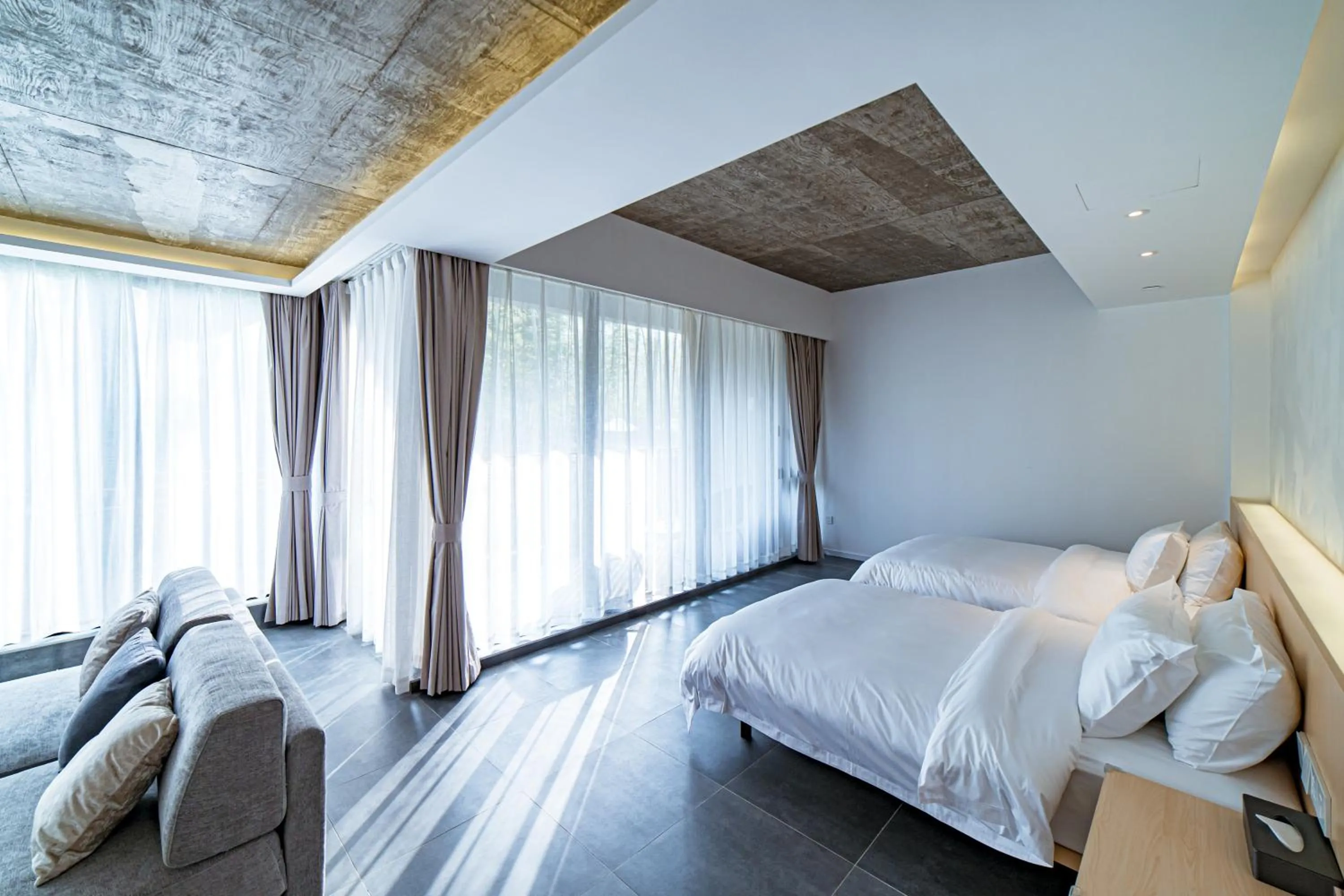 Bed in Nian hotel & resorts