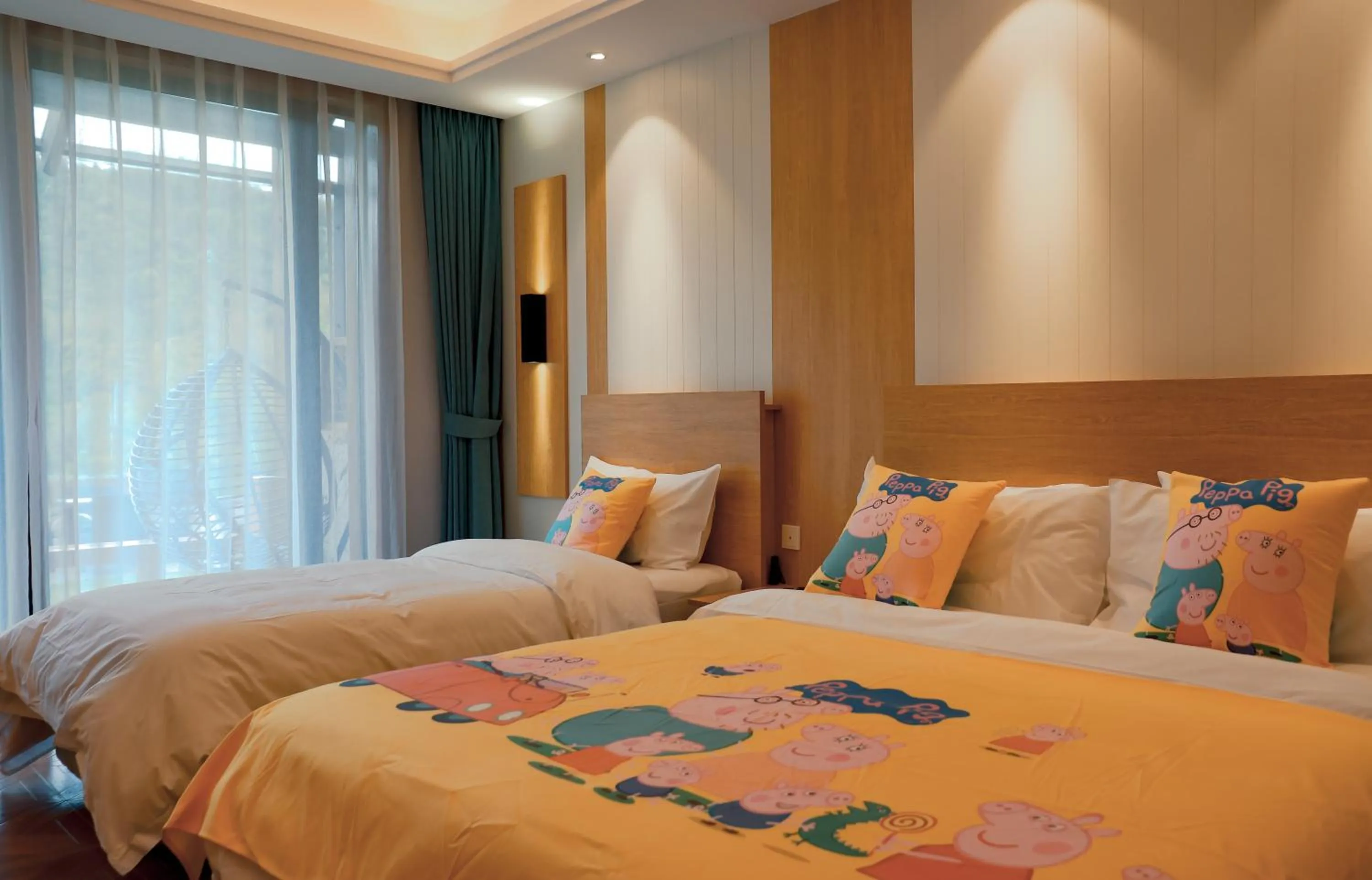 Bed in Nian hotel & resorts