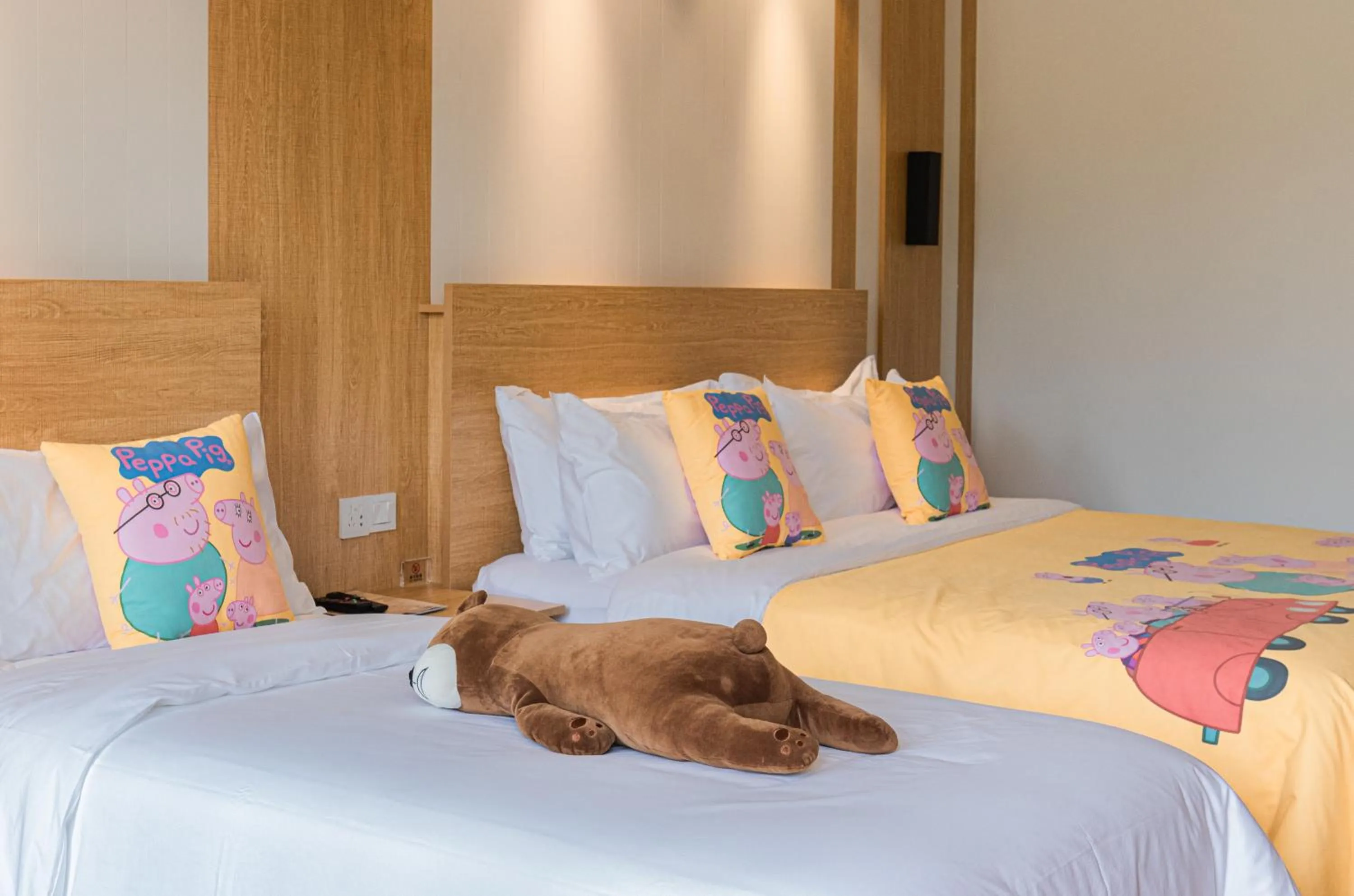 Bed in Nian hotel & resorts