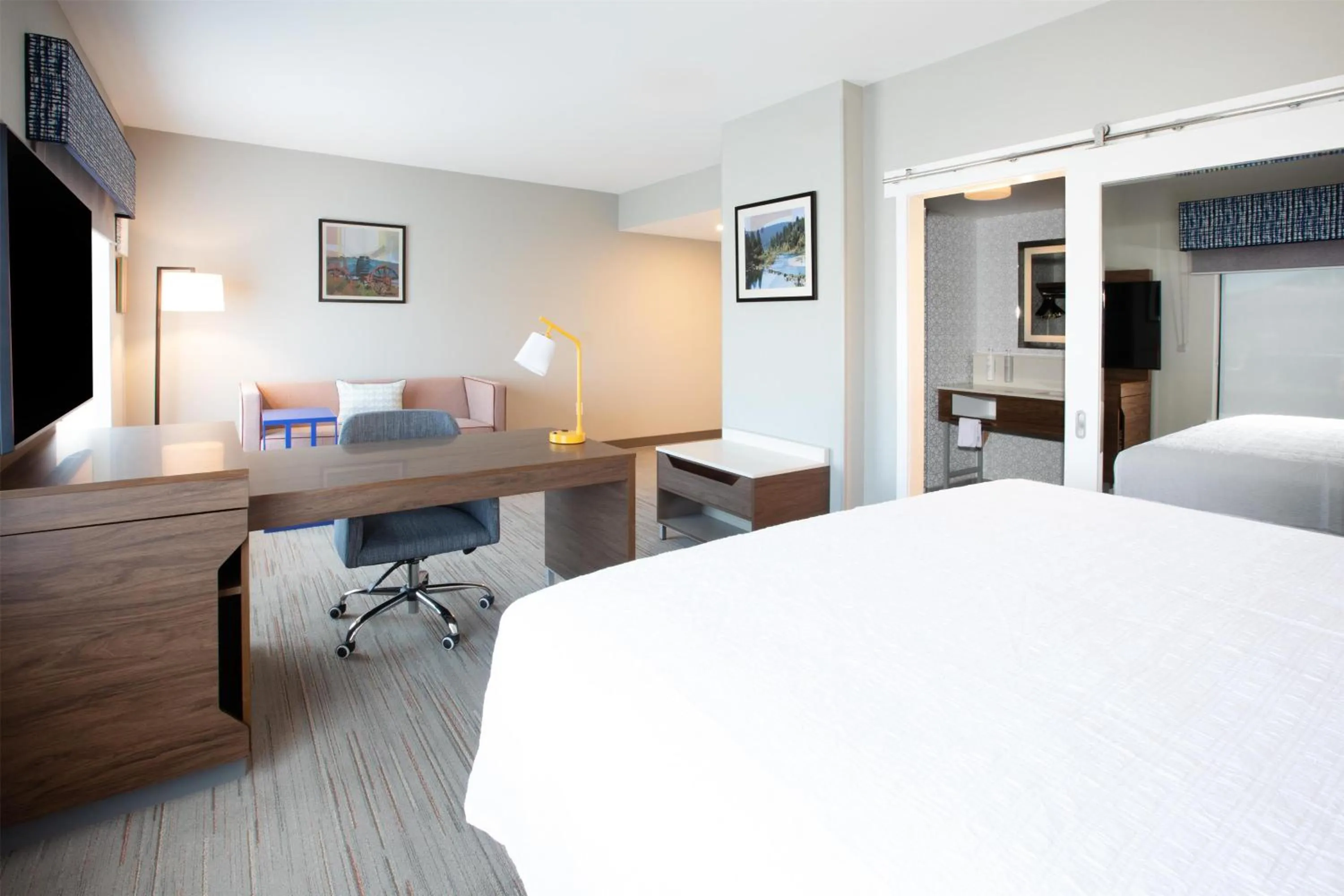 Bedroom, Bed in Hampton Inn & Suites La Grande, Or