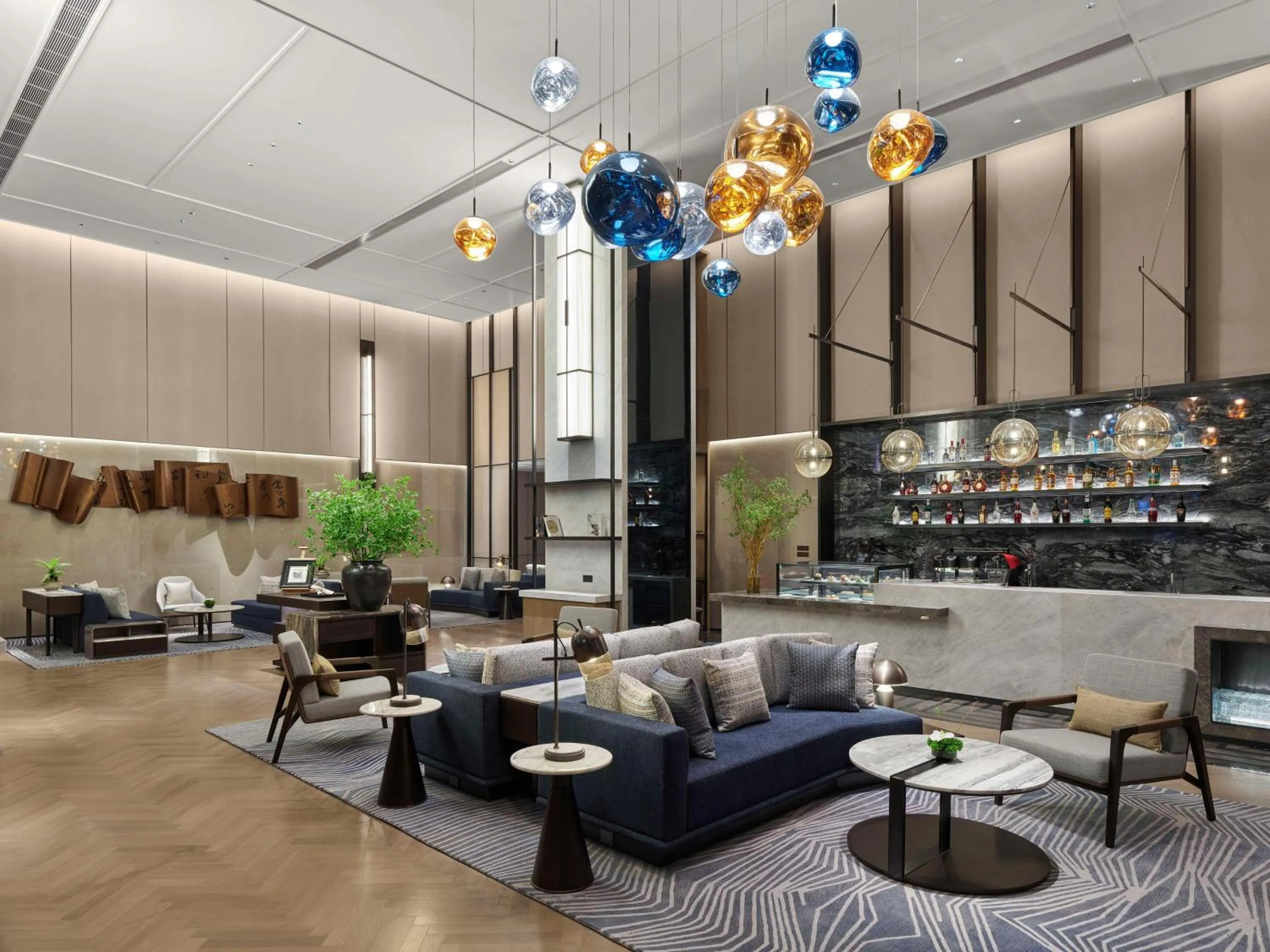 Lounge or bar in Hilton Yuyao