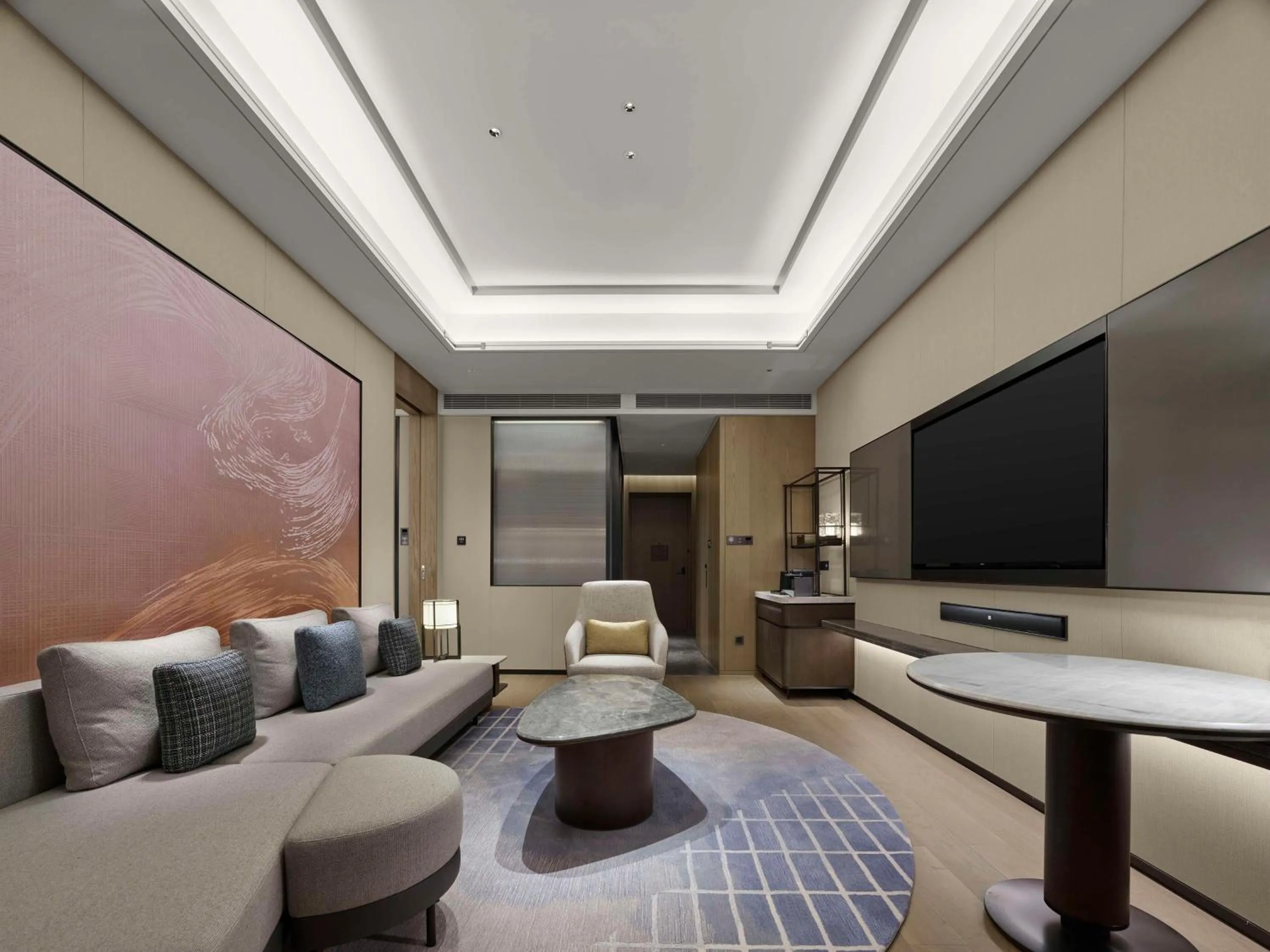 Living room in Hilton Yuyao