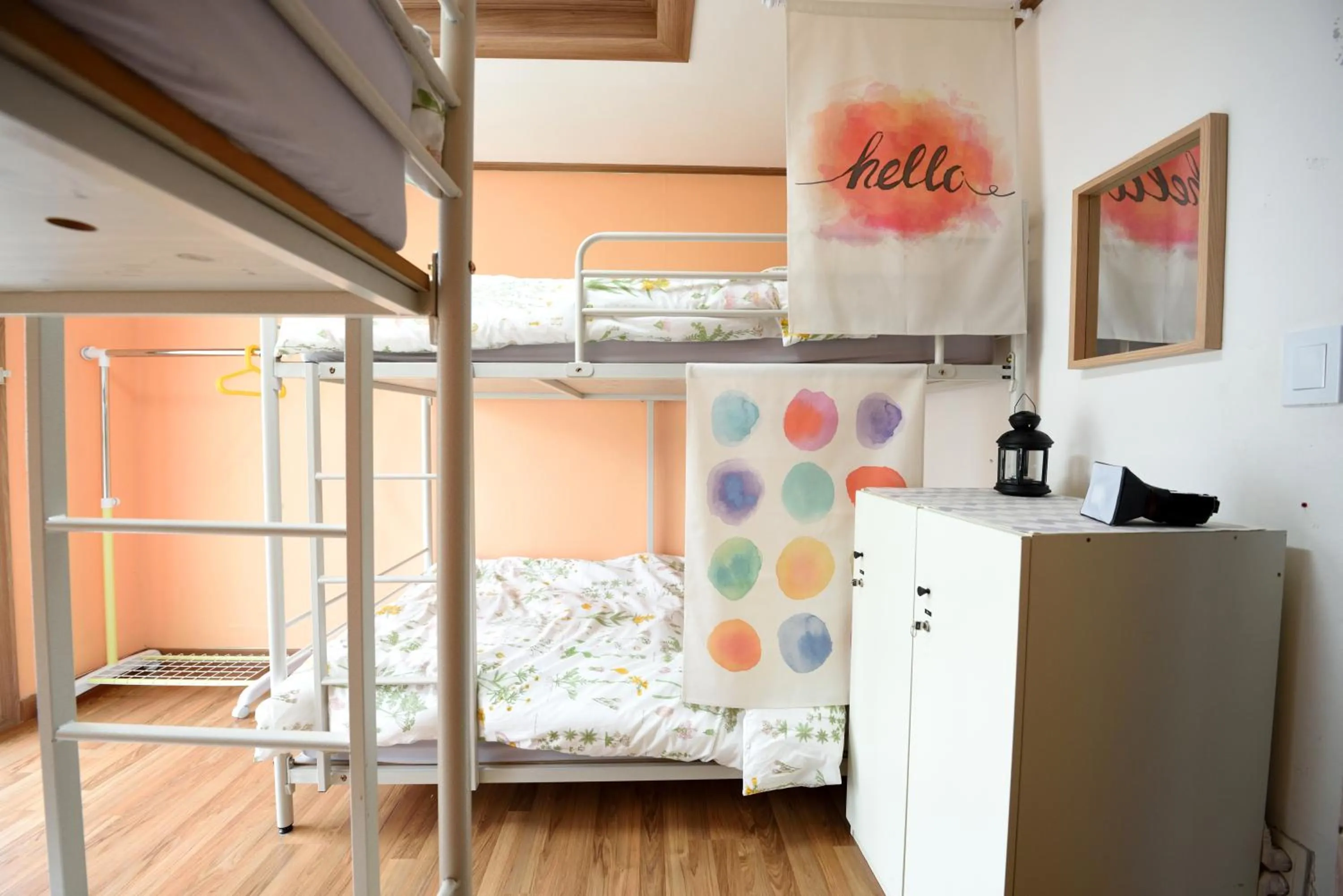 Bedroom, Bed in The One Hostel Hongdae in Seoul - Foreigner Only