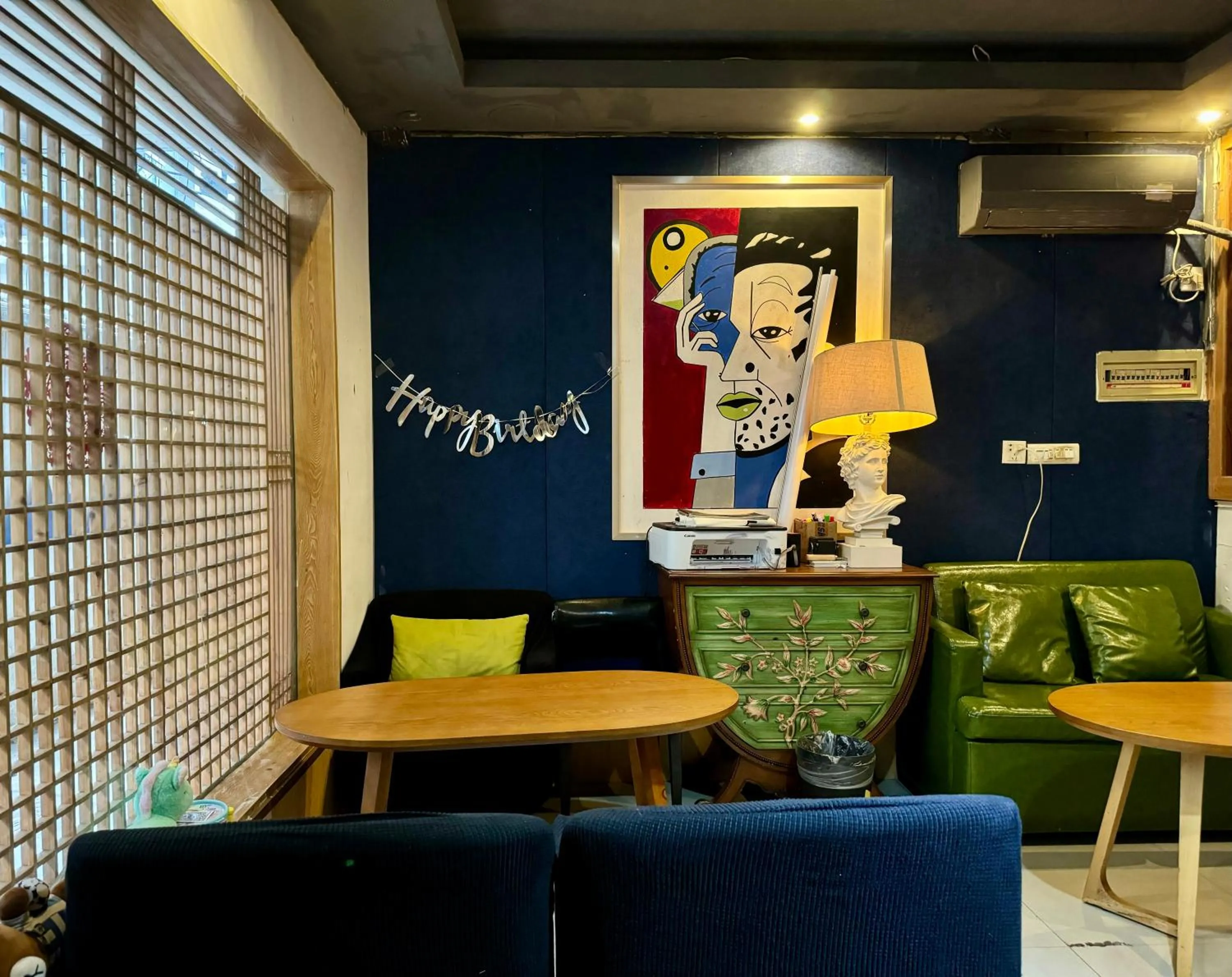 Living room in Guilin Cyan Box Guest House