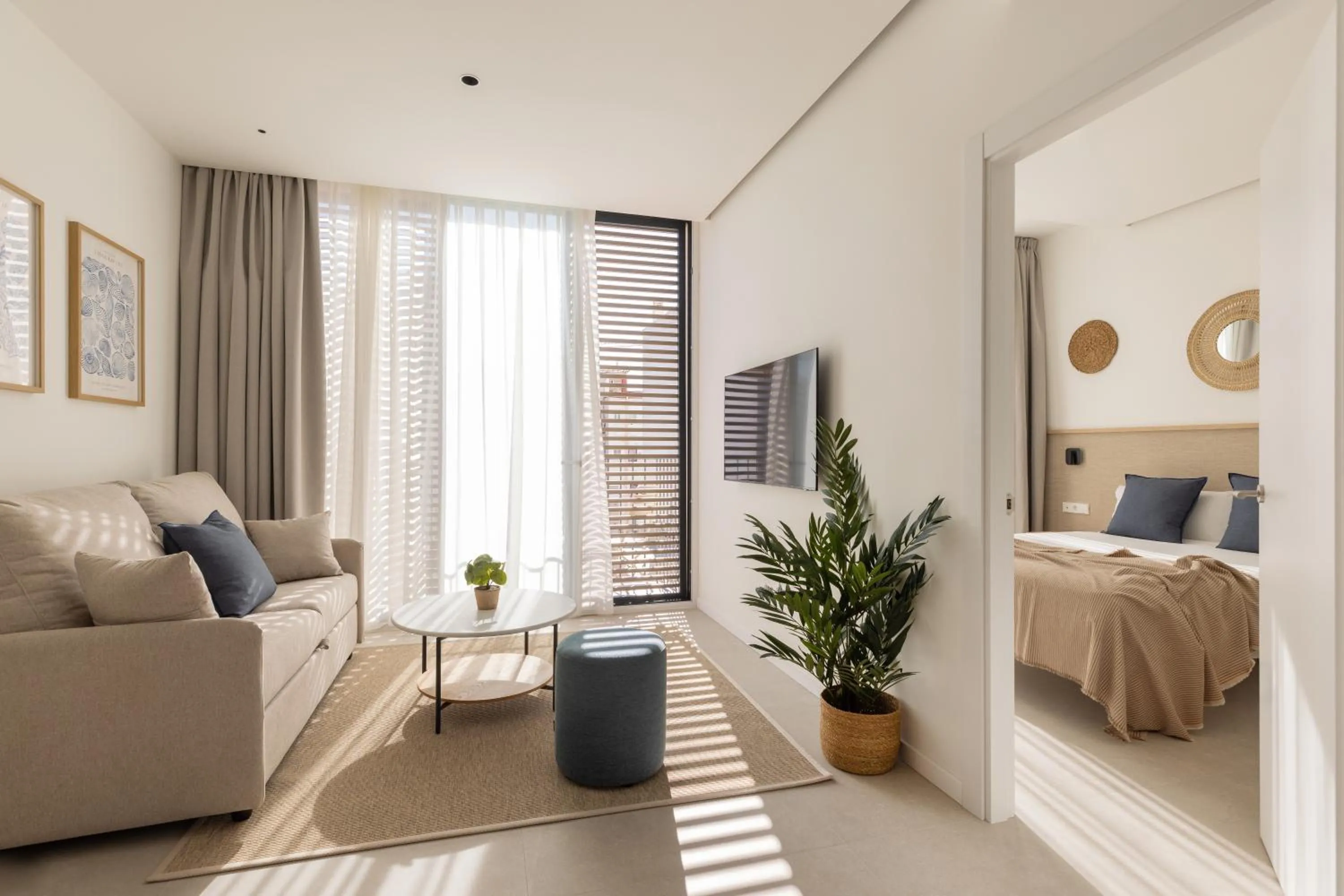 Seating area, Bed in Líbere Valencia Ruzafa