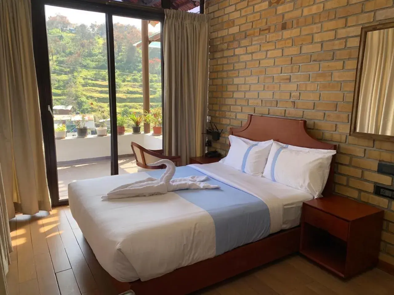 Deluxe Double Room with Balcony in RS Family Stay Deluxe Double Room with Balcony in RS Family Stay