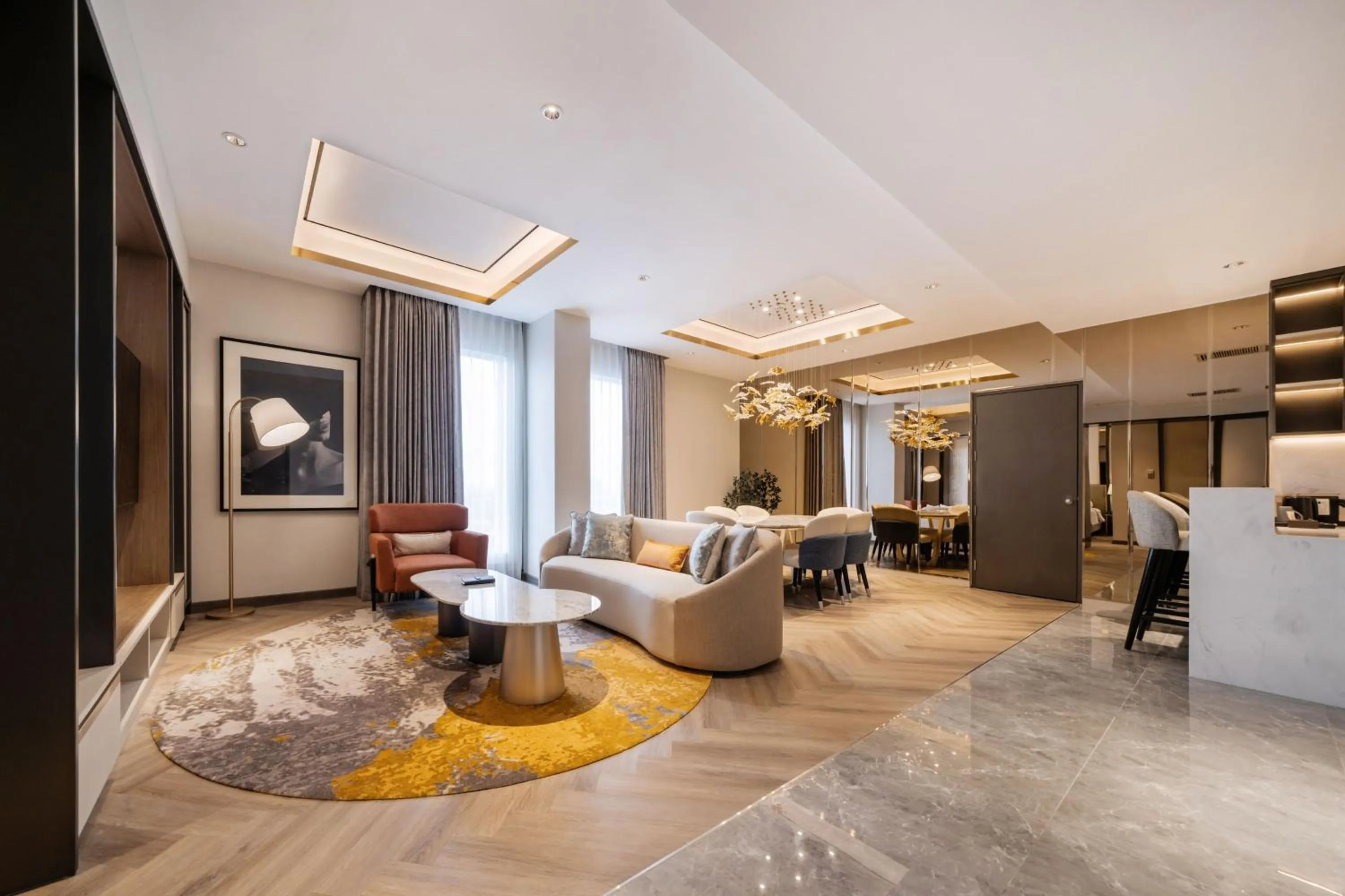 Living room in HARRIS Hotel & Conventions Gubeng