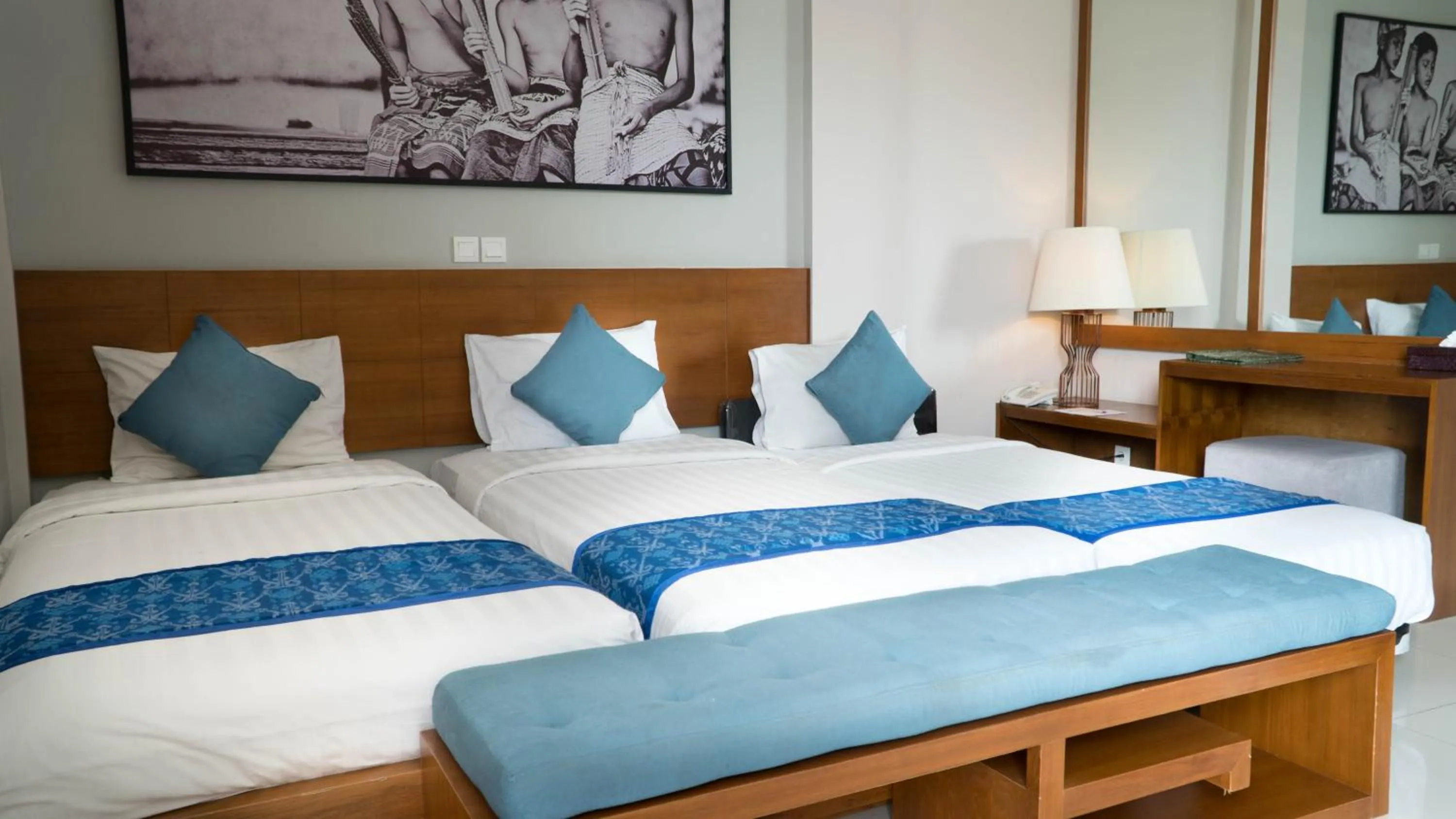 Bed in Bakung Ubud Resort and Villa