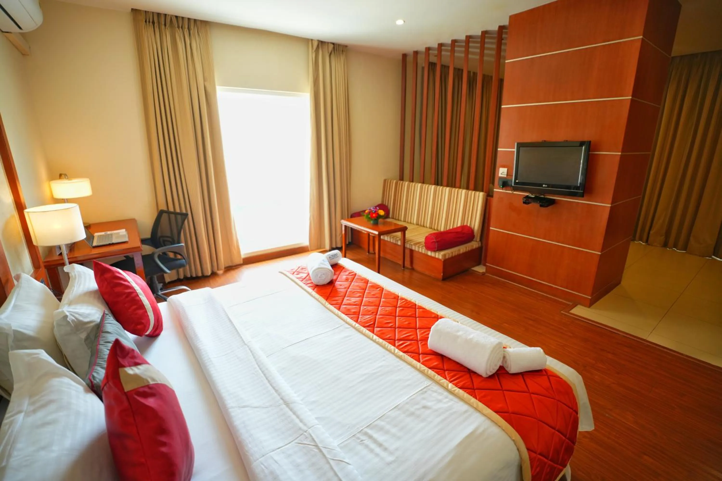 Bedroom, Bed in The Altruist Business Hotel Hitech