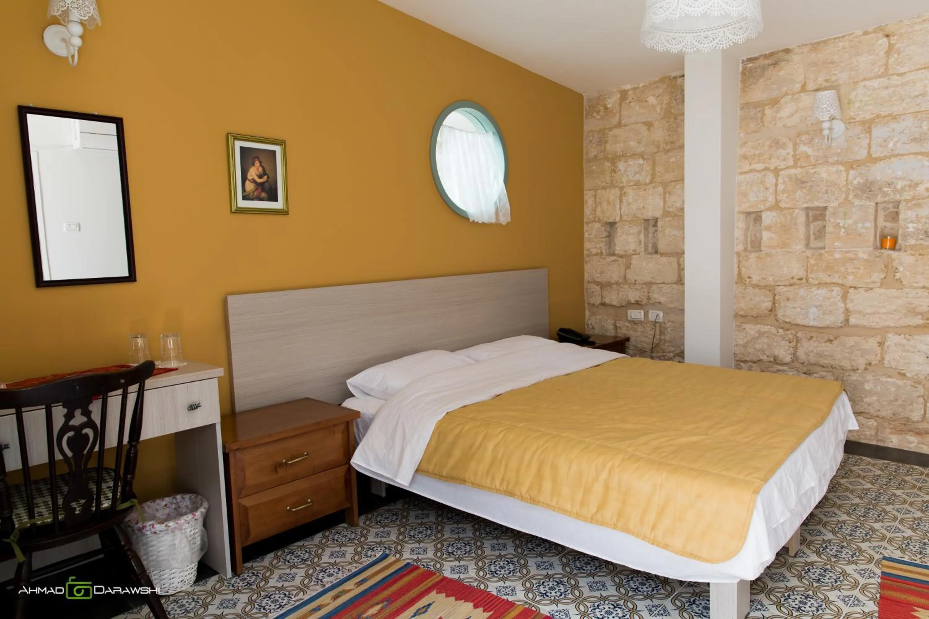 Bed in Al-Hakim Boutique Hotel Old Town Nazareth