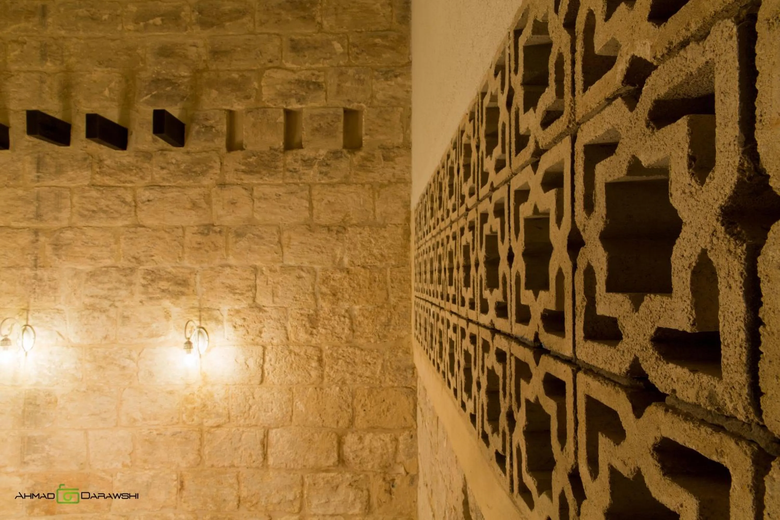 Decorative detail in Al-Hakim Boutique Hotel Old Town Nazareth