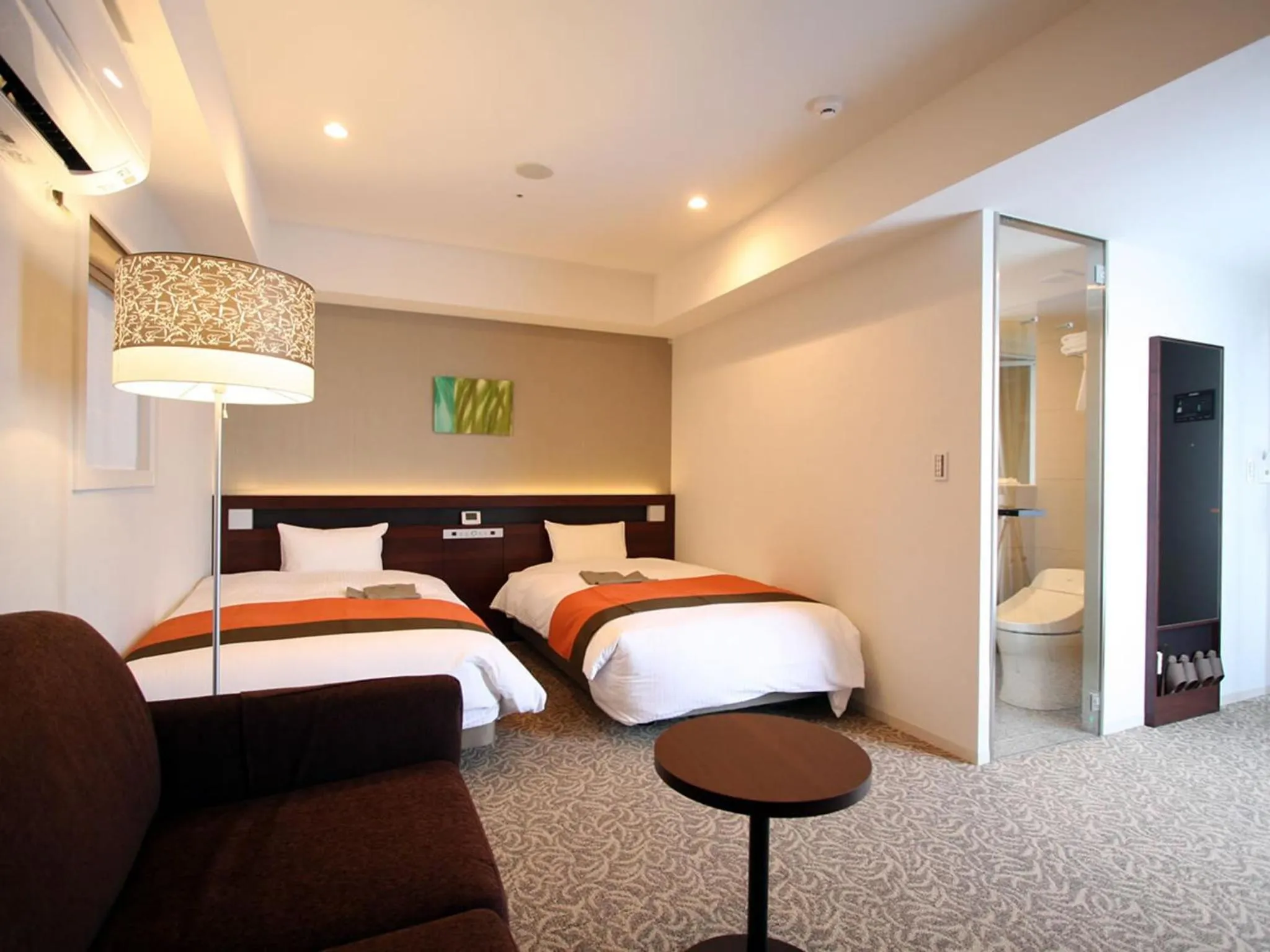 Bed in Urban Hotel Kyoto Nijo Premium