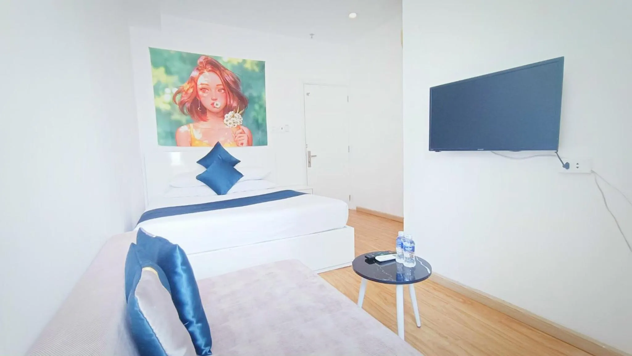 Bed in Queen Central Apartment Hotel