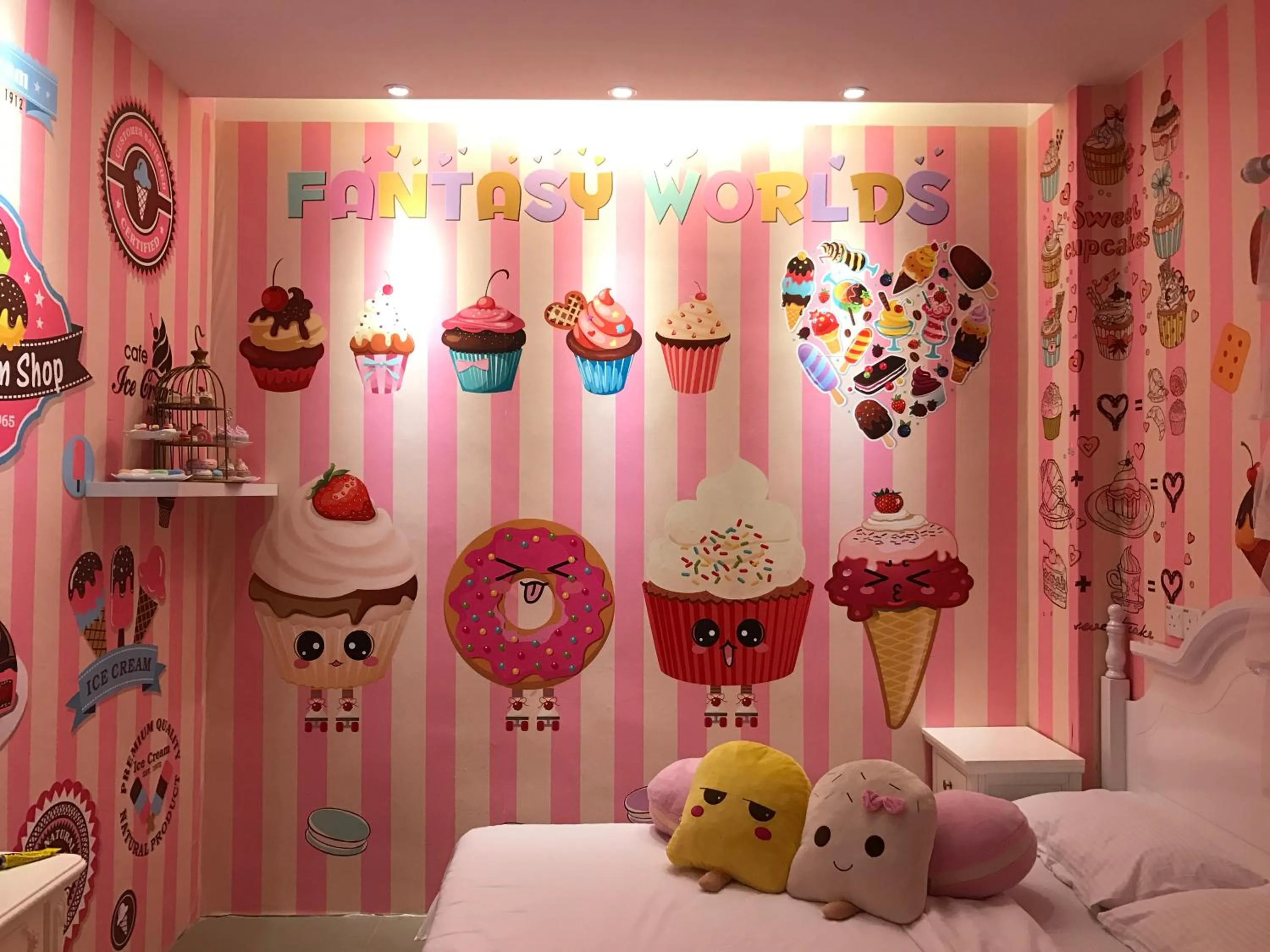 Bed in Fantasy Hotel