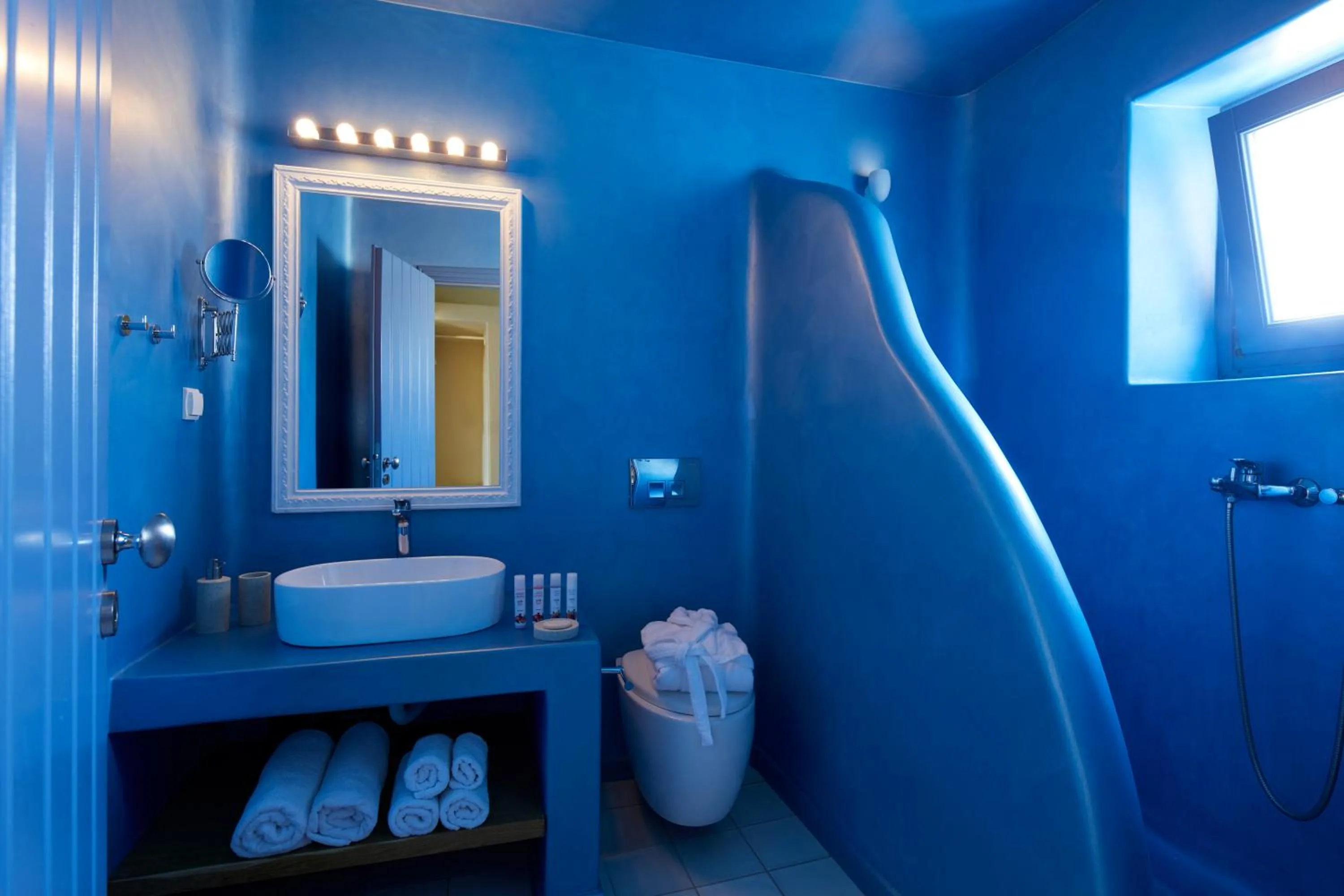 Bathroom in Luna Santorini Suites