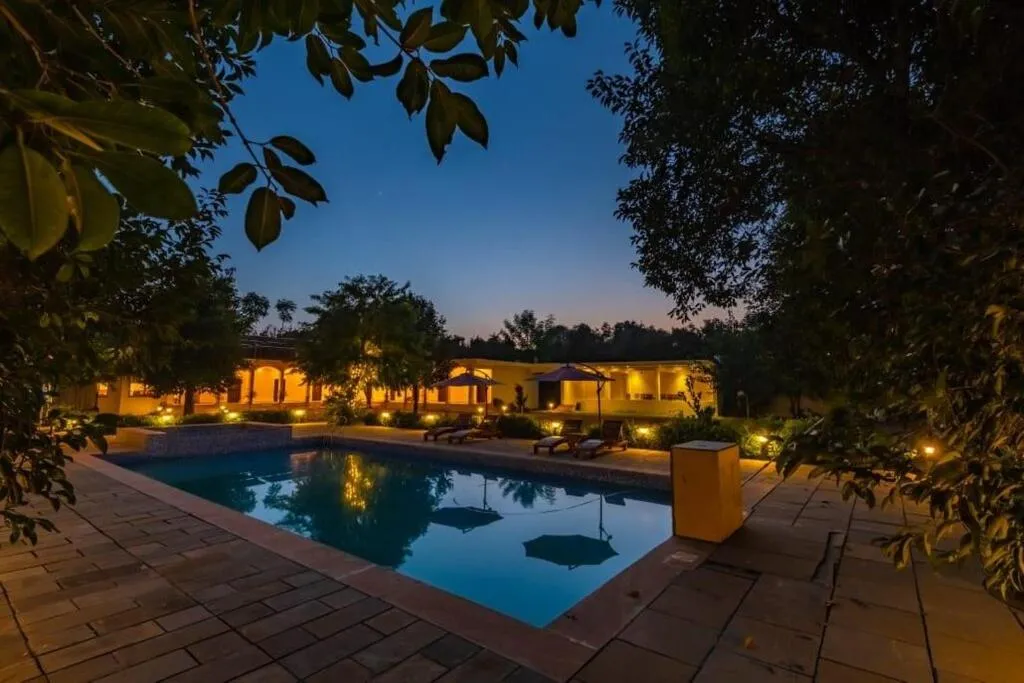 Swimming pool in Prakriti The Nature Resort Pushkar
