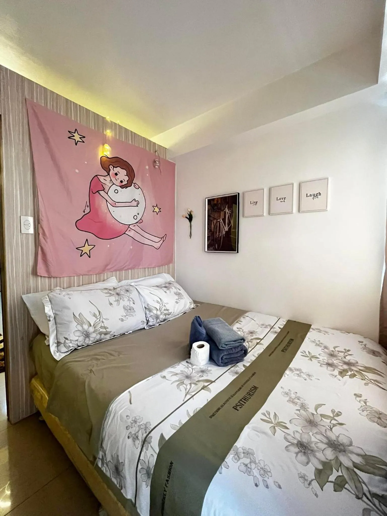 Bed in Affordable staycation at SHORE RESIDENCES Near MOA and NAIA