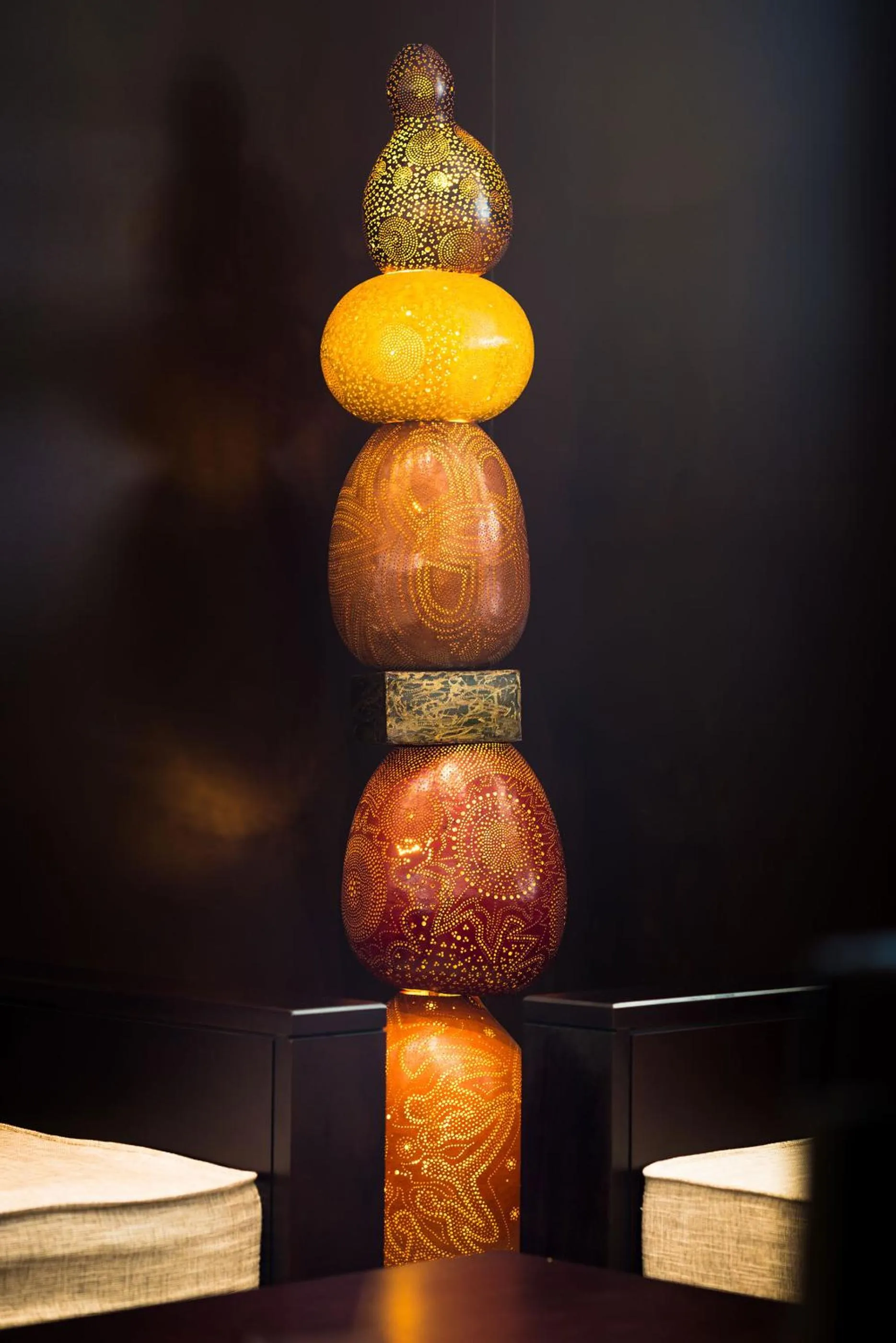 Decorative detail in ONOMO Hotel Lomé