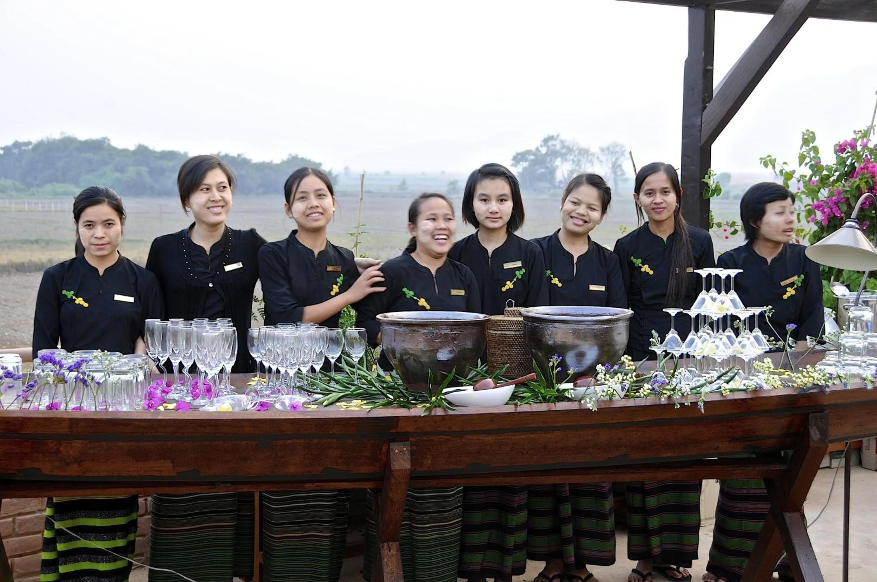 Staff in Thanakha Inle Hotel