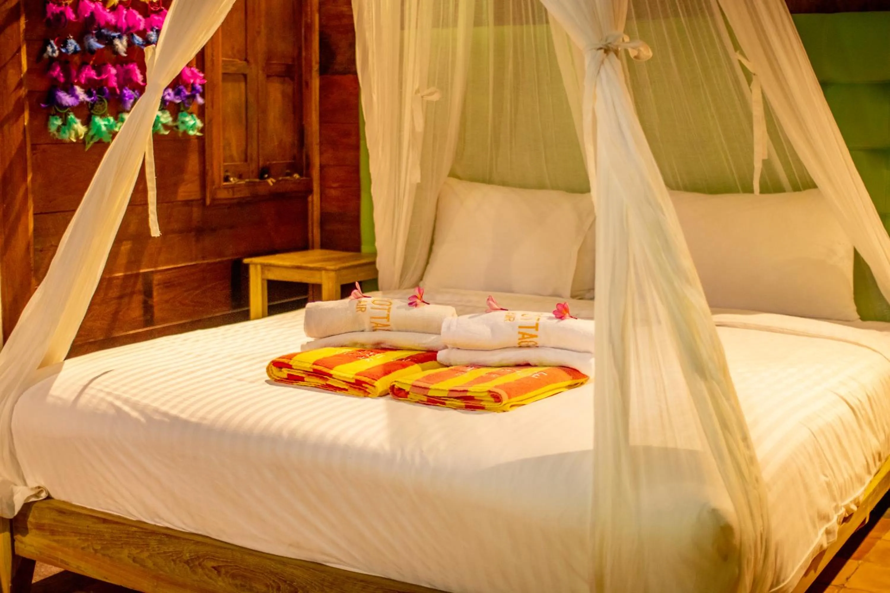 Bed in Salim Beach Resort