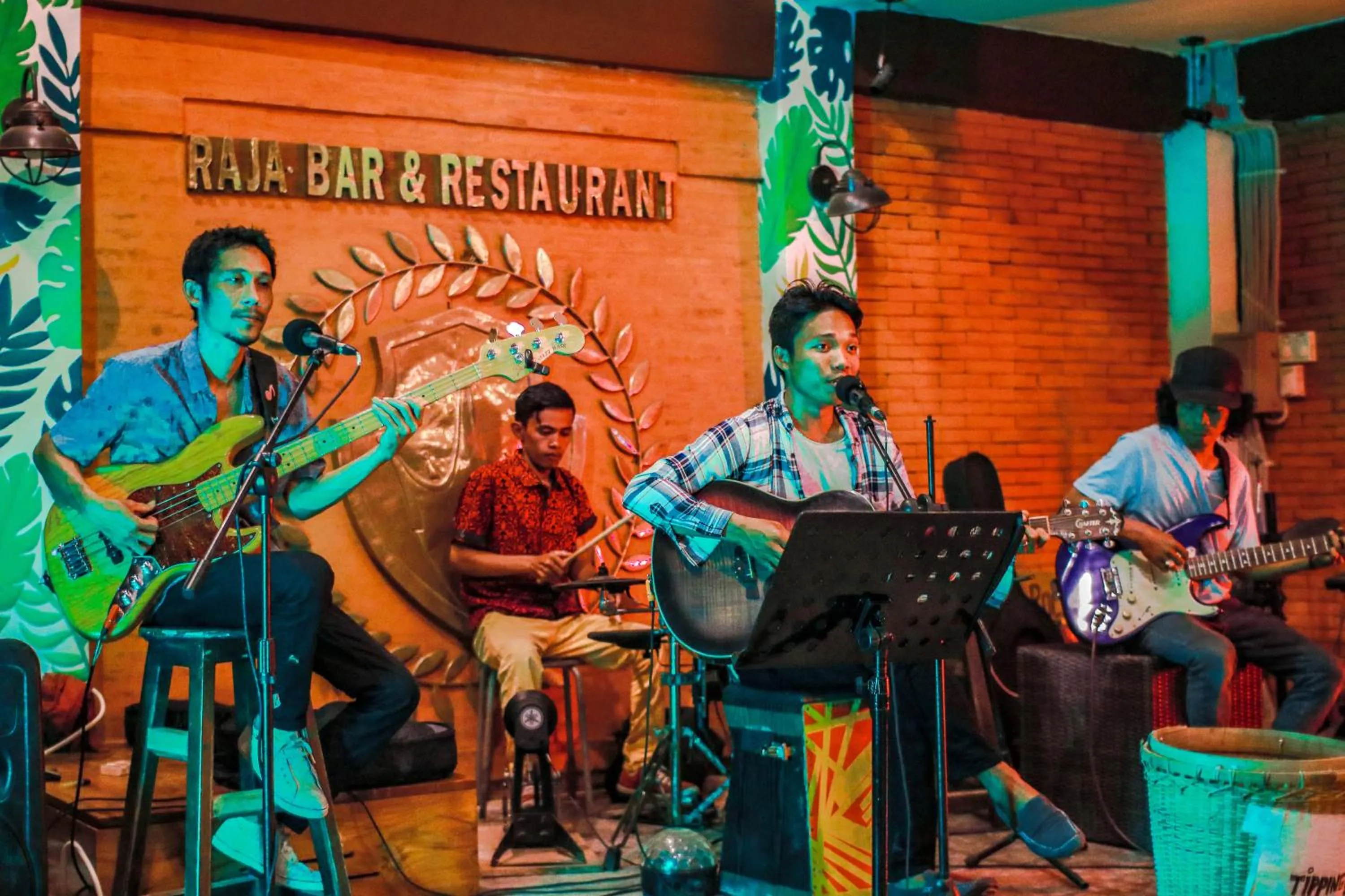 People in Salim Beach Resort