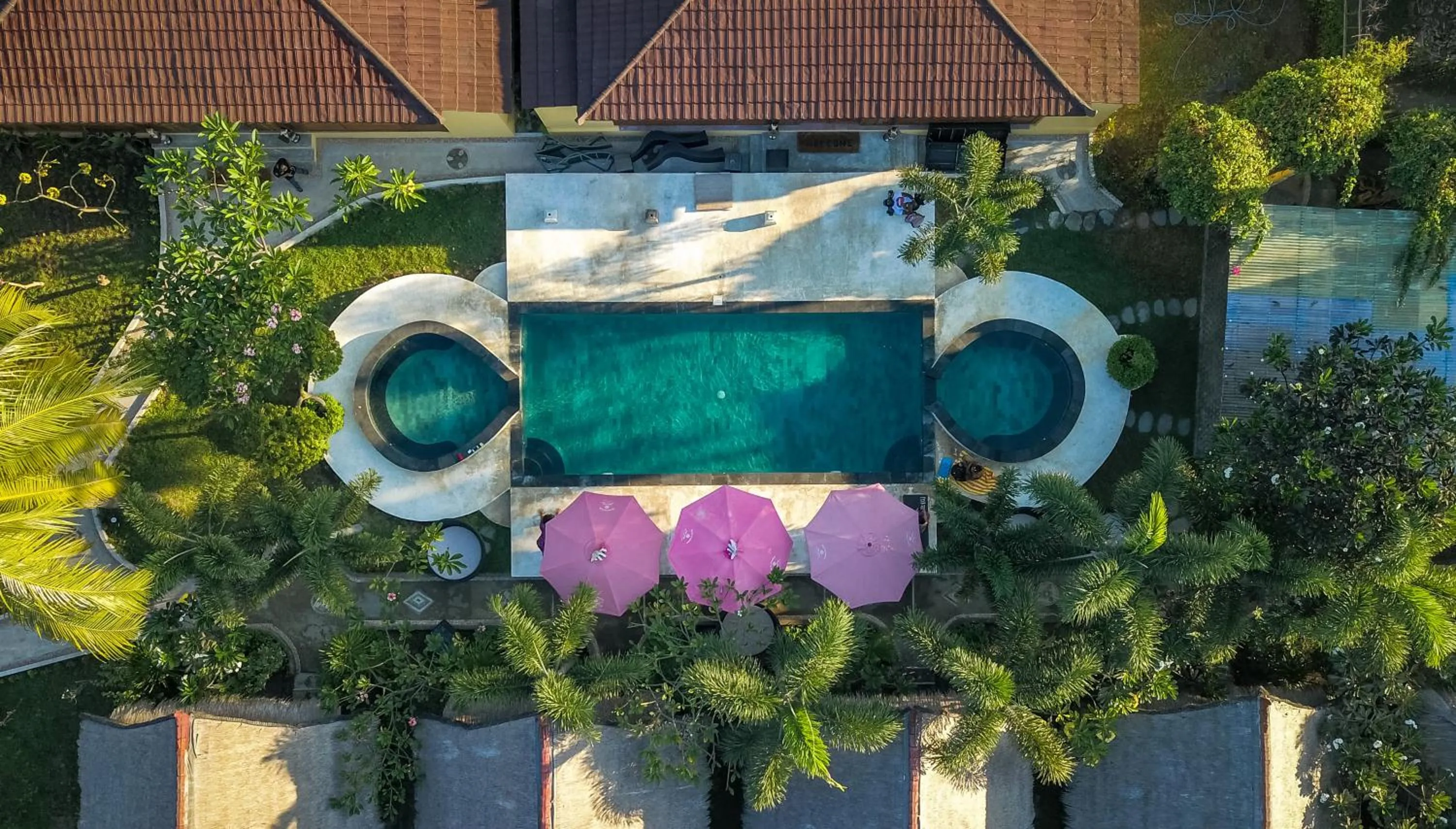 Bird's eye view in Salim Beach Resort