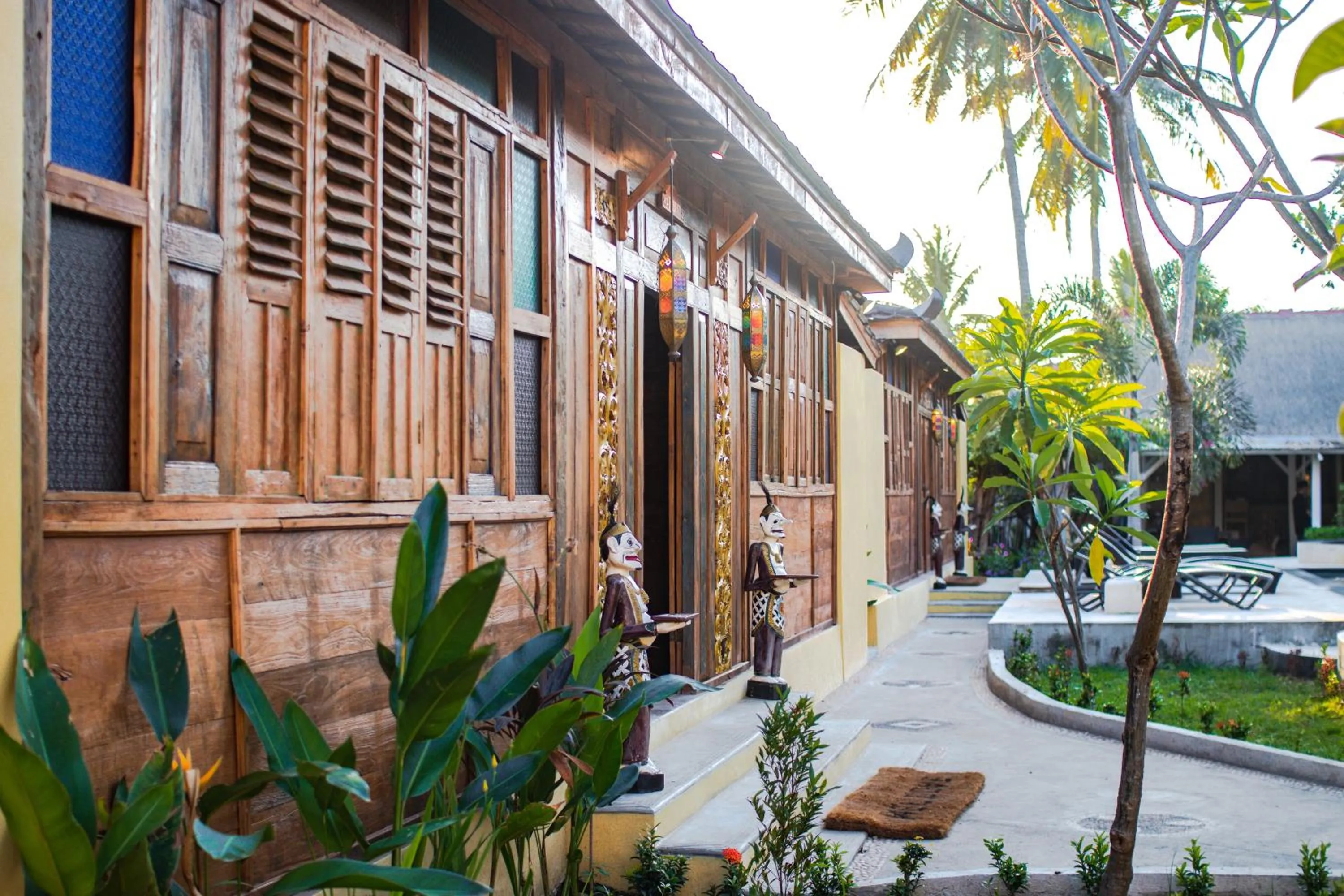 Patio in Salim Beach Resort