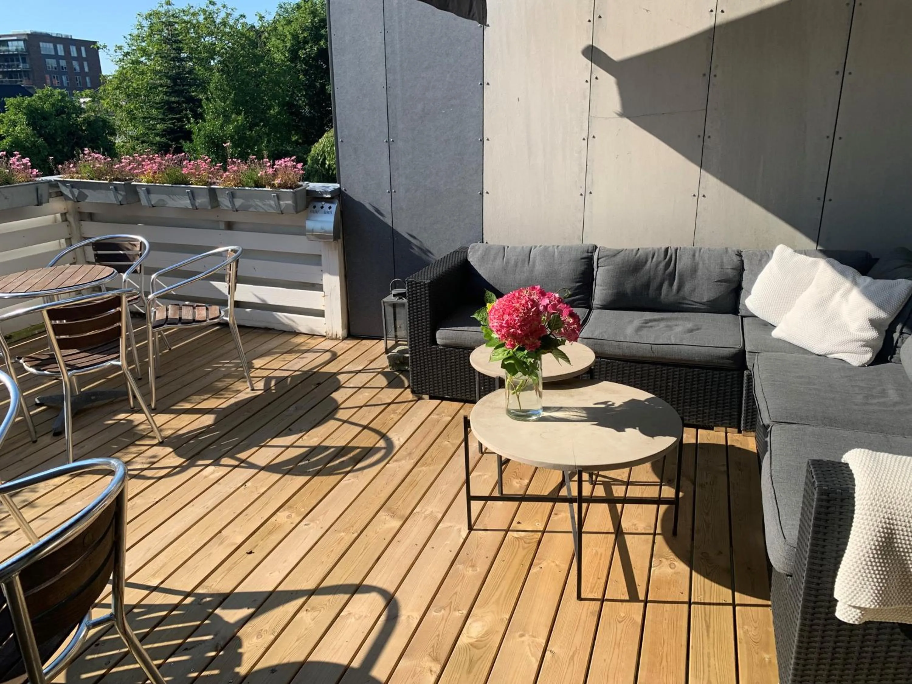 Garden in Hotel Sønderborg Garni