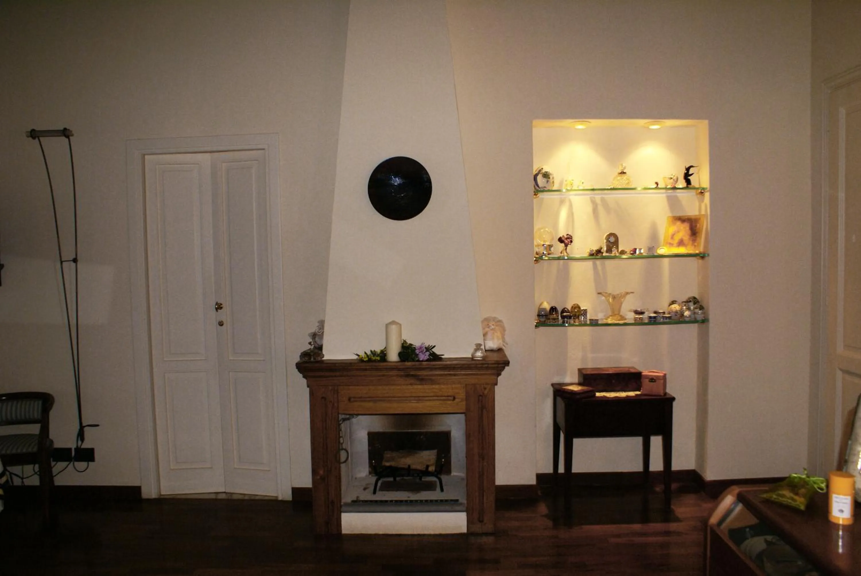 fireplace in La Corte di Ronzano