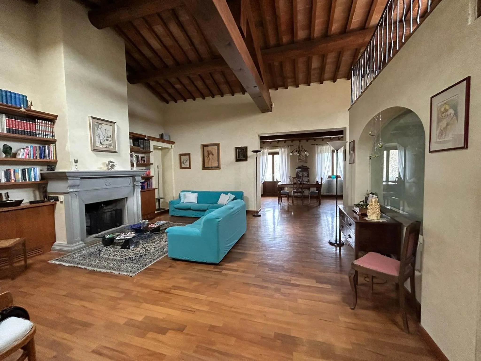 Living room in La Corte di Ronzano