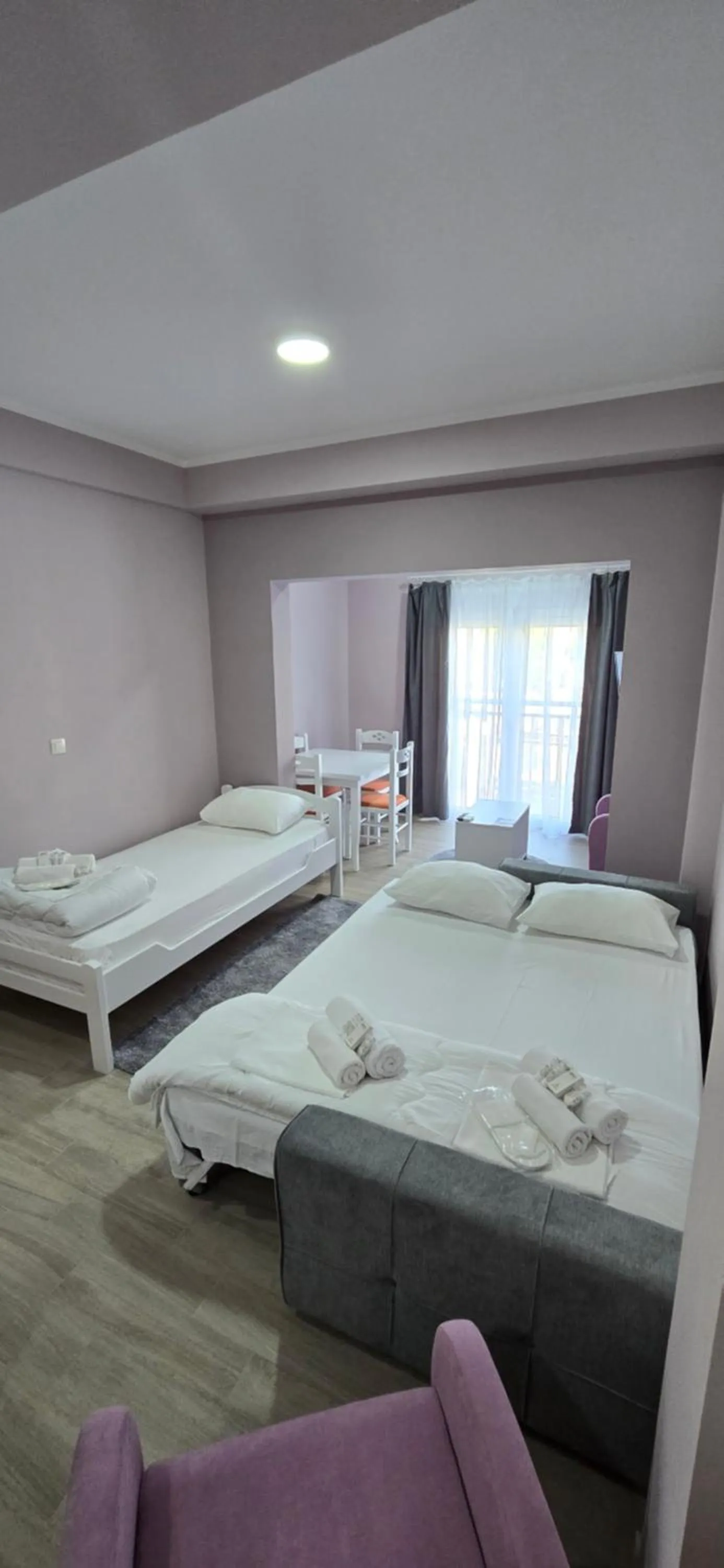 Bed in Garni Hotel Koral