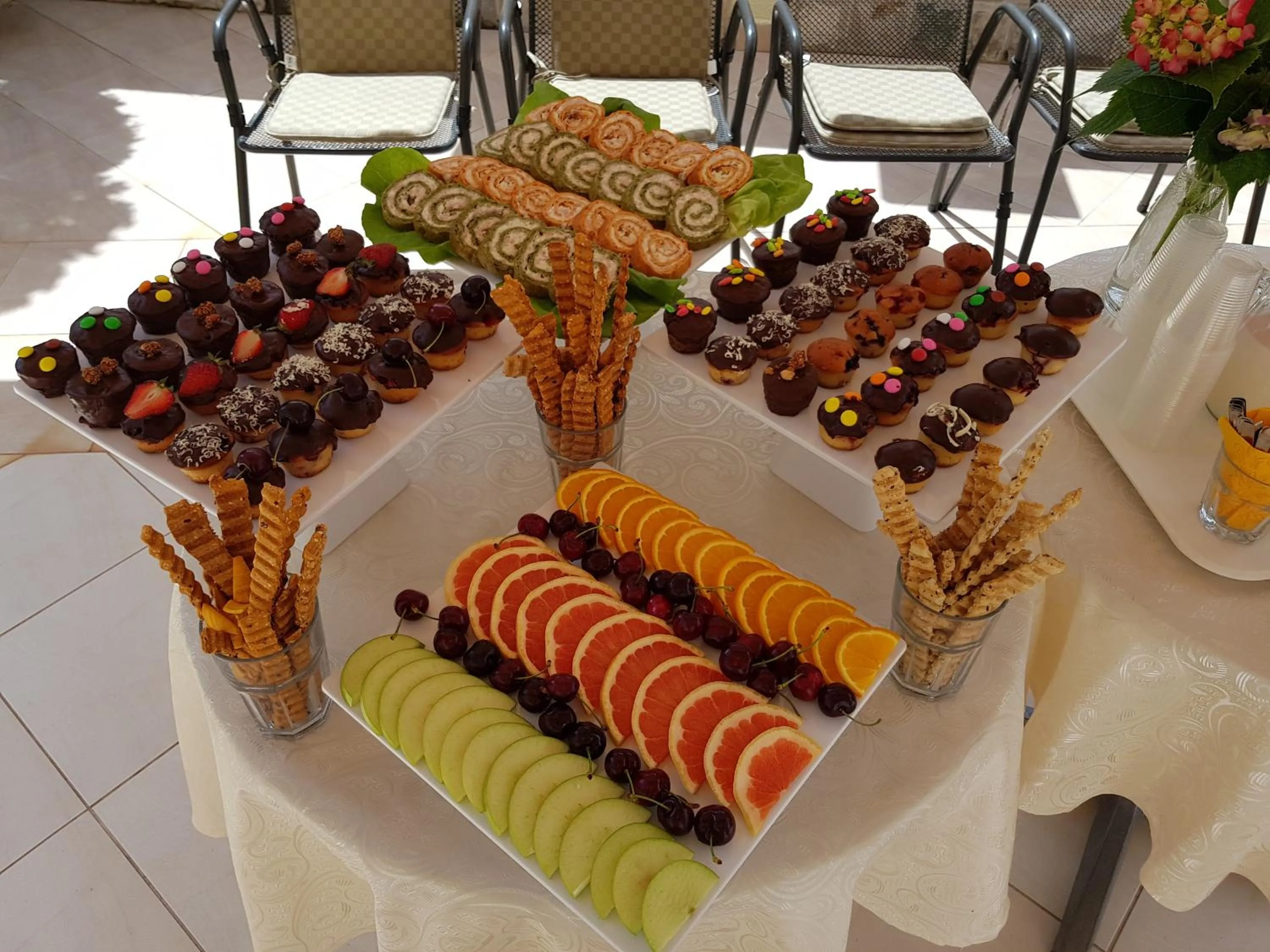 Buffet breakfast in Garni Hotel Koral