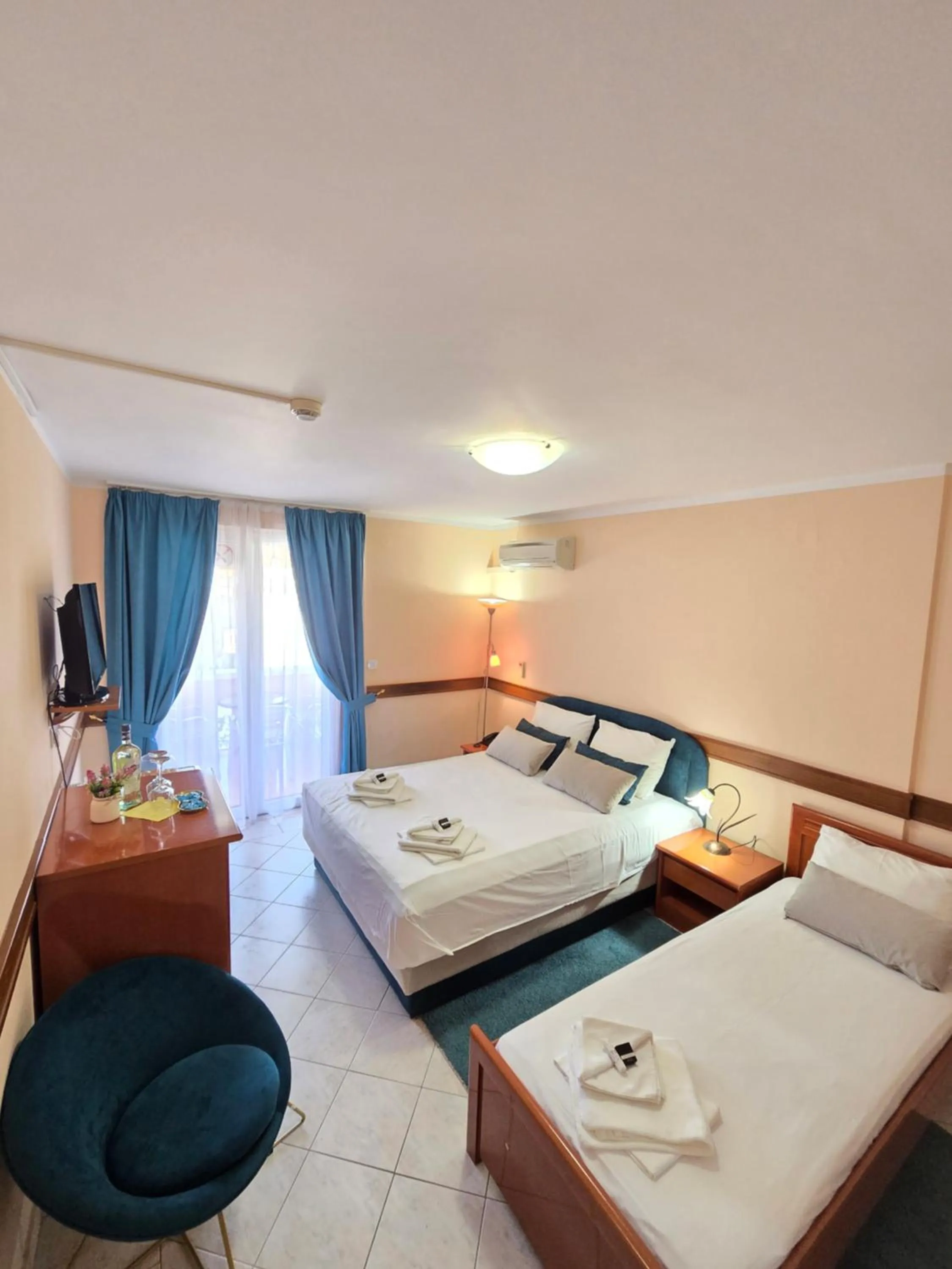 Bed in Garni Hotel Koral