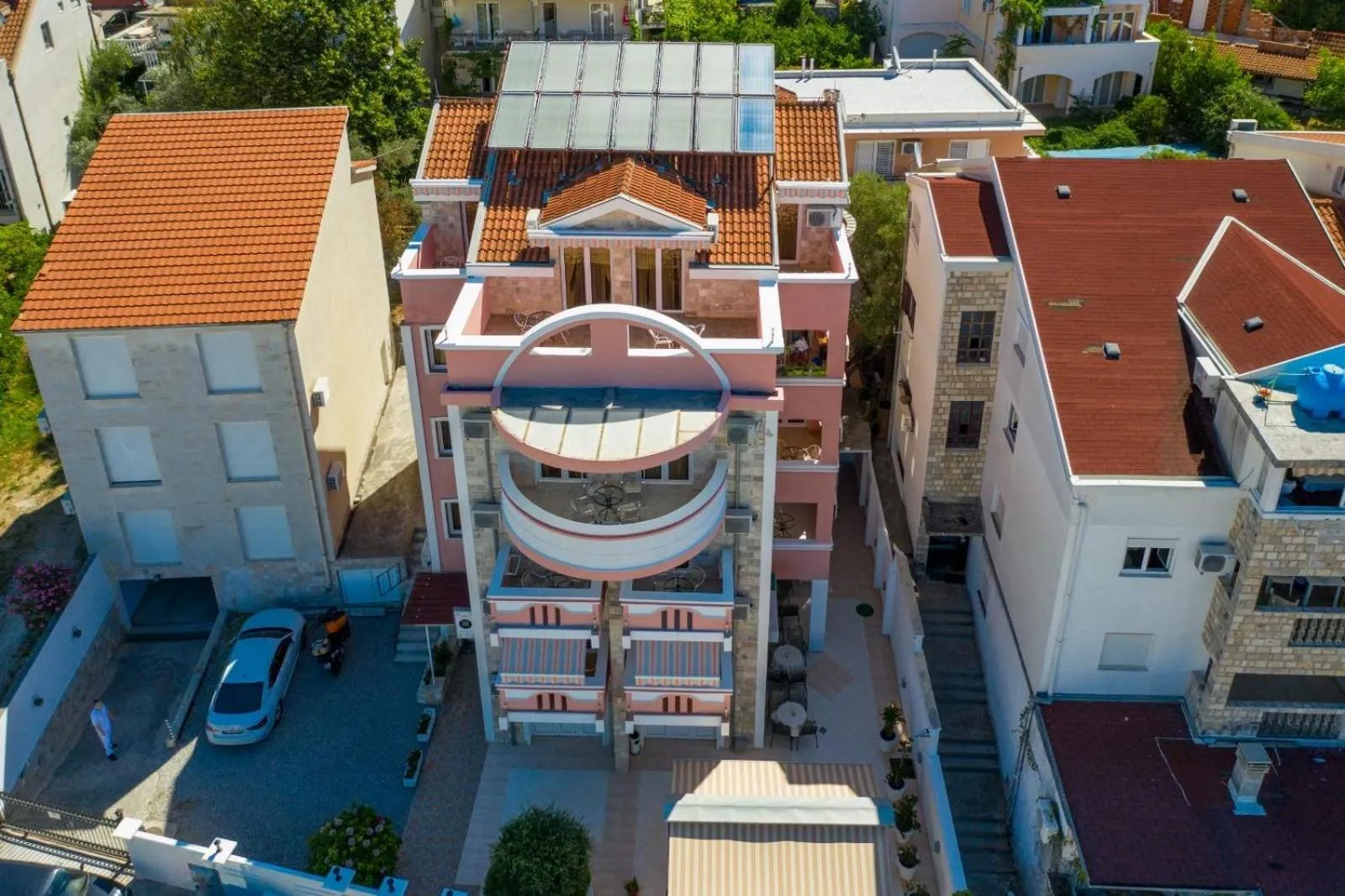 Bird's eye view in Garni Hotel Koral