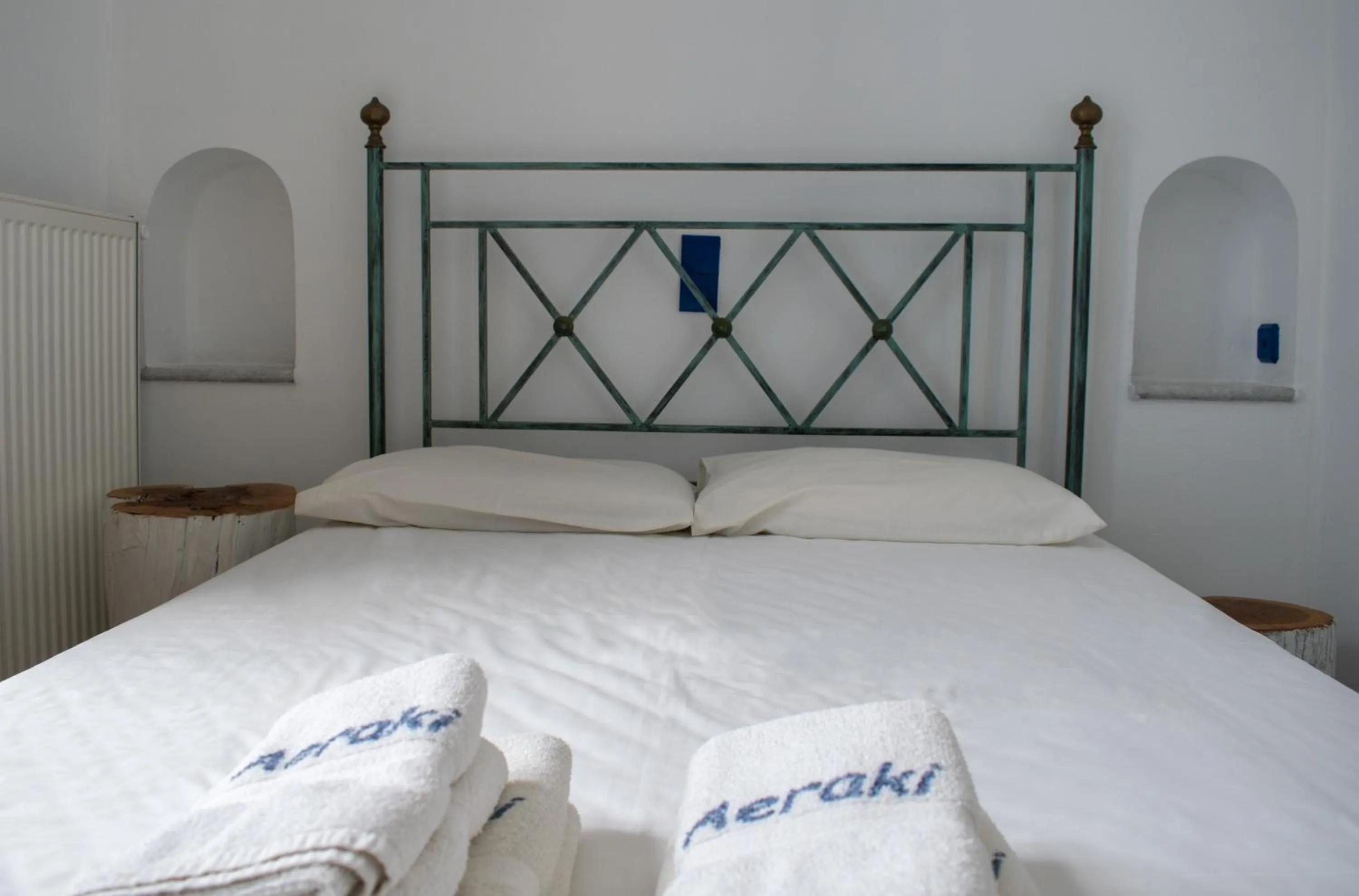 Bed in Aeraki Studios