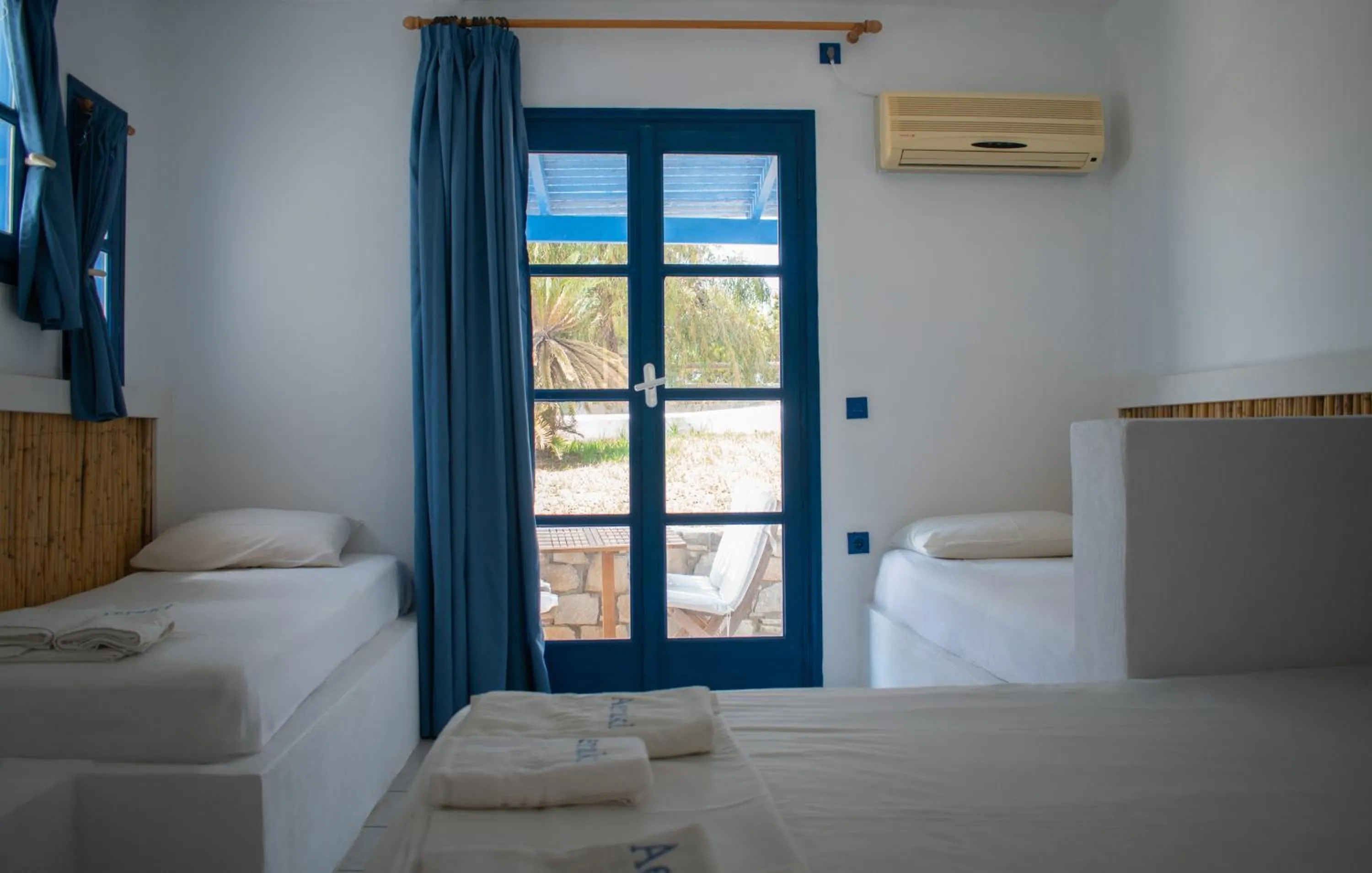 Bed in Aeraki Studios