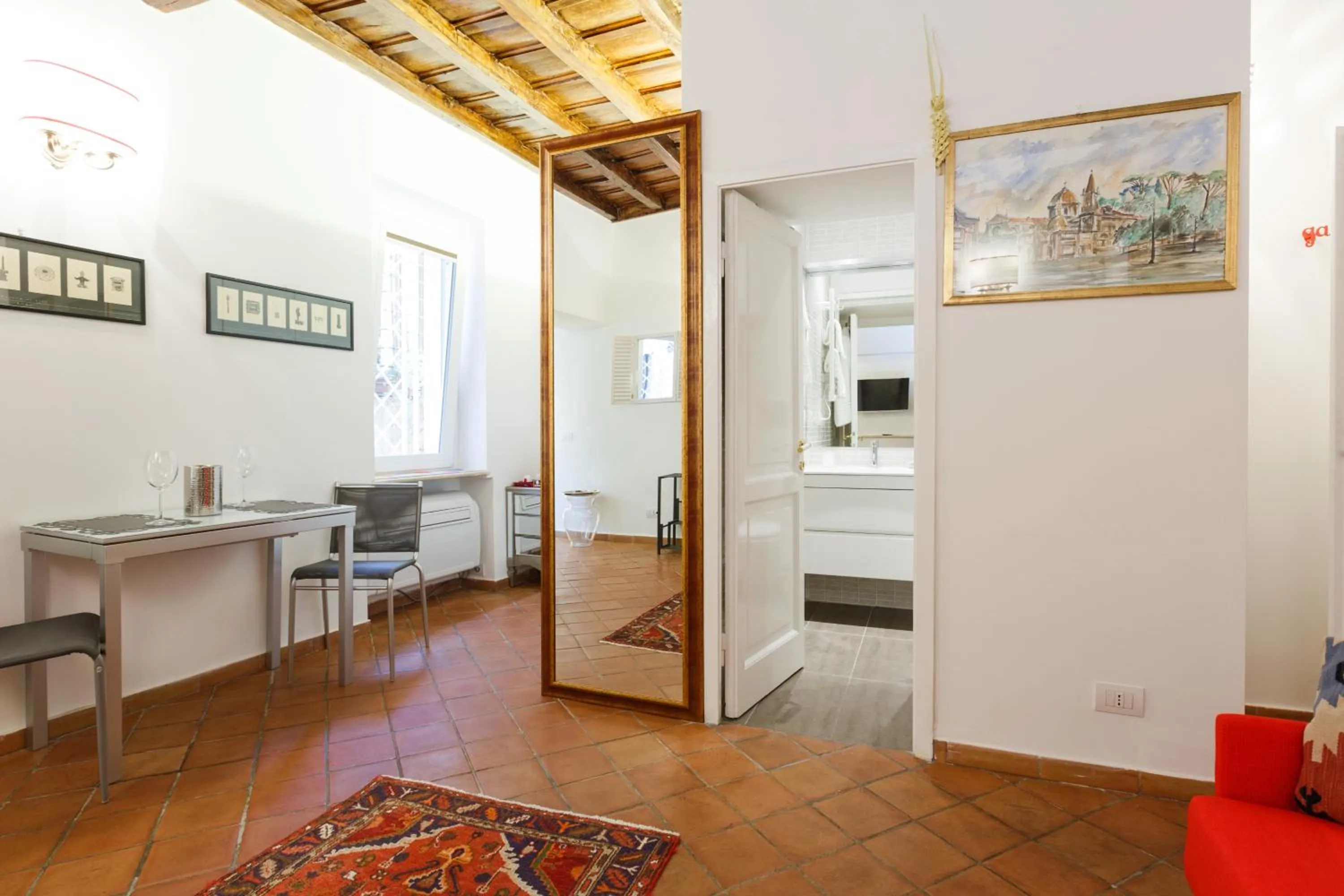 Living room in NAVONA, Old Rome Lodge