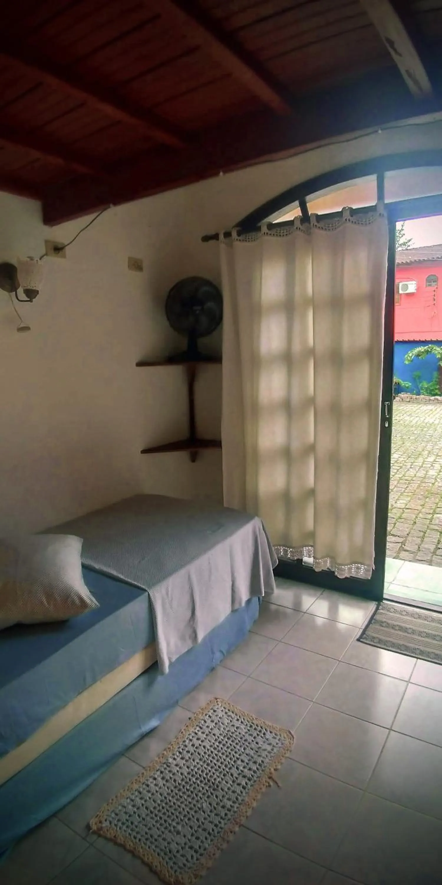 Bed in Pousada Em Busca do Sol